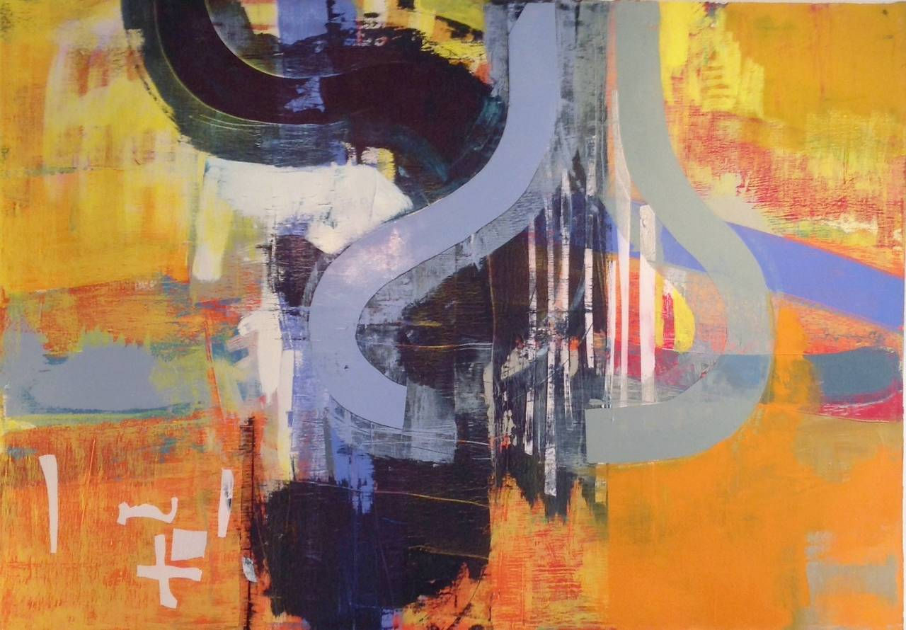 Wallpaper #TxW4uo4BmMigT4UndFYM18 Alexis Portilla Large Oil on Canvas Double Planet Abstract