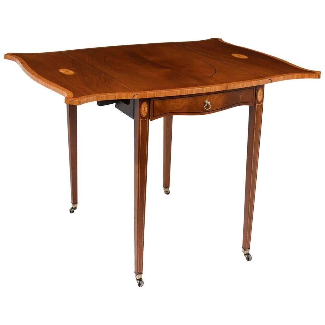Wallpaper #7B0HLZMBlOZrFDOkWM3S563 Tiger Maple Sheraton Pembroke Table Circa 1810 for Sale at 1stdibs