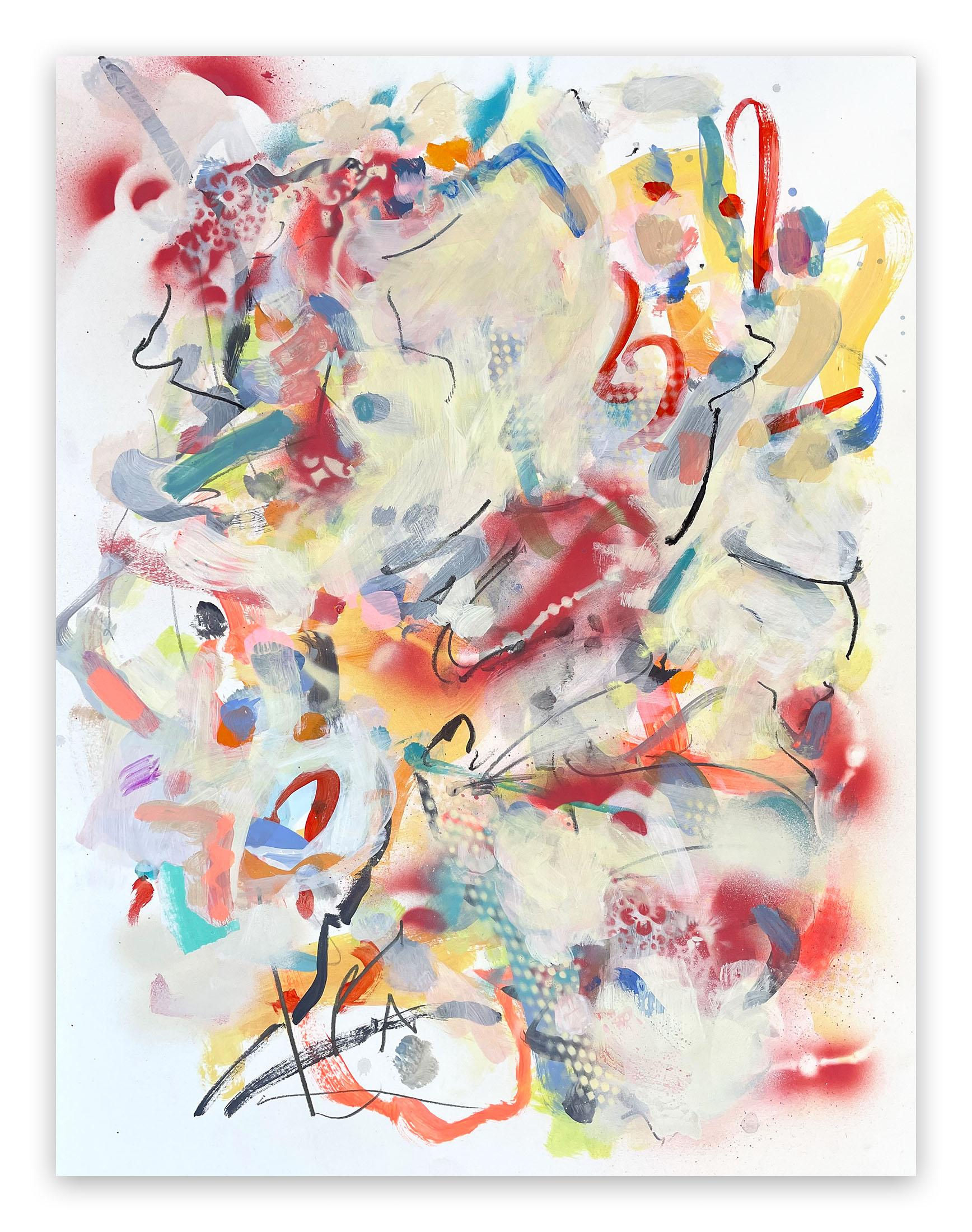 Wallpaper #SWeu7pIBSpphPi3-HV6n117 Gina Werfel Fragment Abstract Expressionism Painting for Sale at