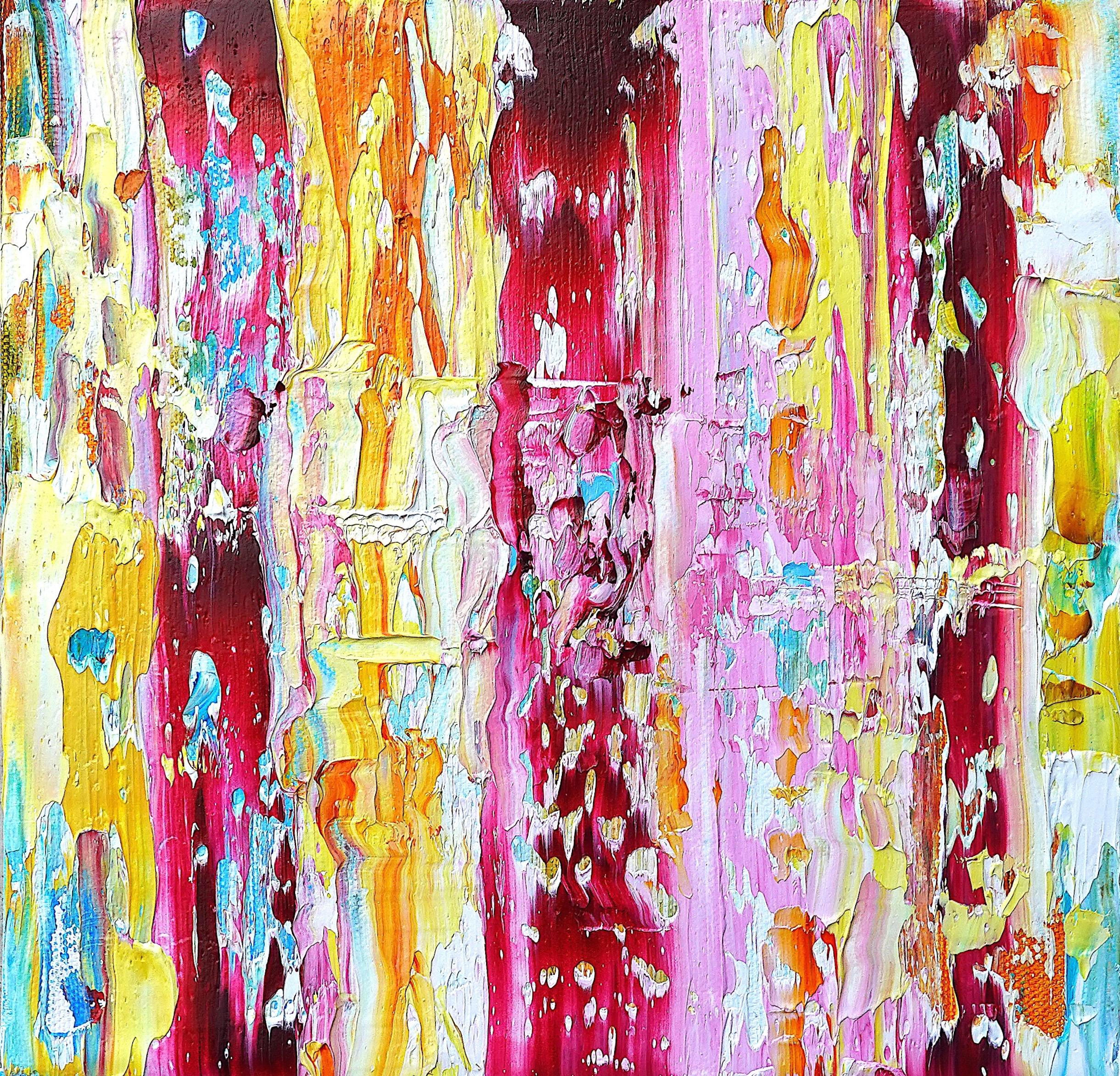Wallpaper #SWeu7pIBSpphPi3-HV6n272 Linda Holt Brilliant Color Grid 25 Small Abstract Expressionist
