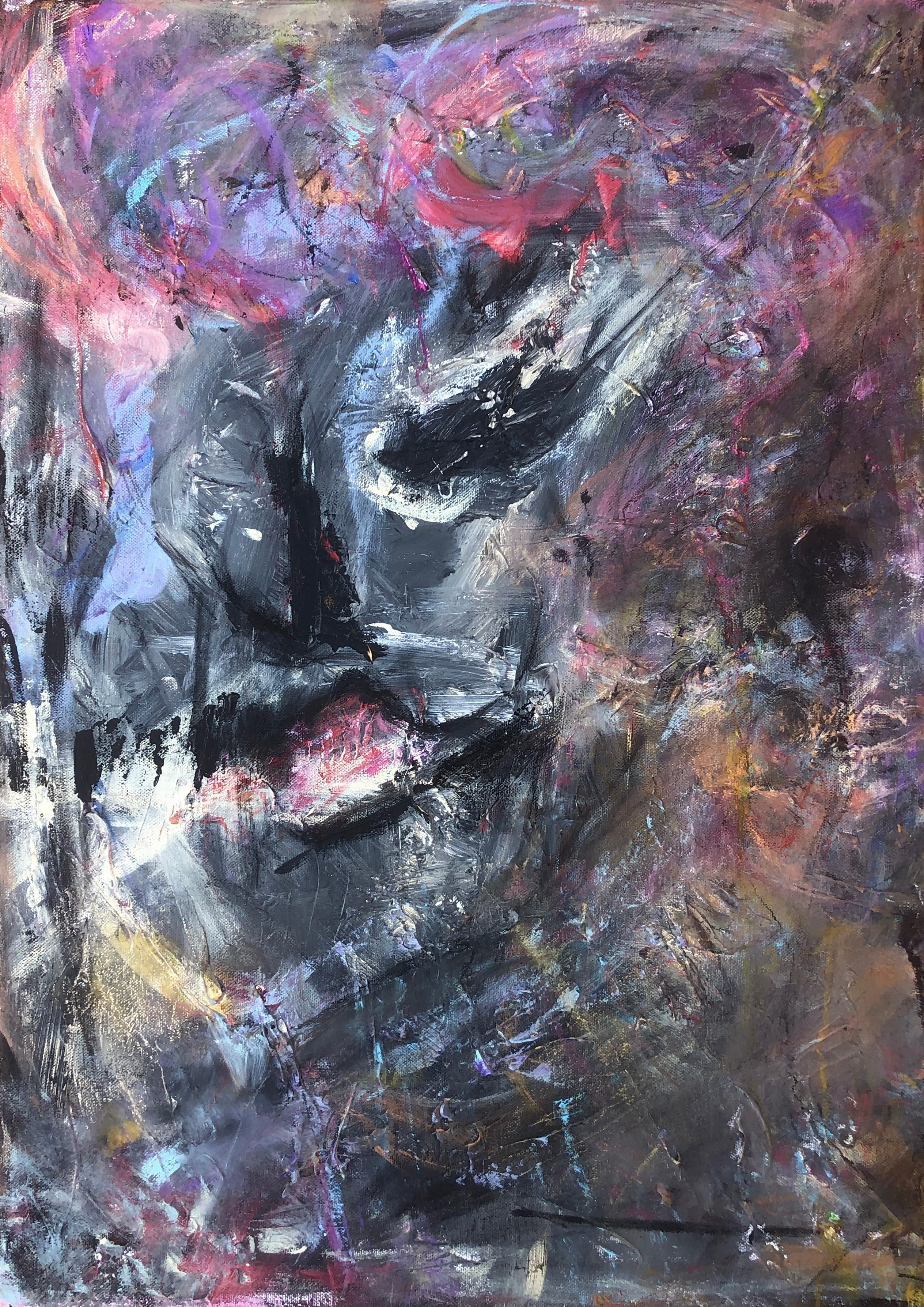 Wallpaper #SWeu7pIBSpphPi3-HV6n175 Nerea Caos the Vagina That Sees Everything Oil on Canvas Painting