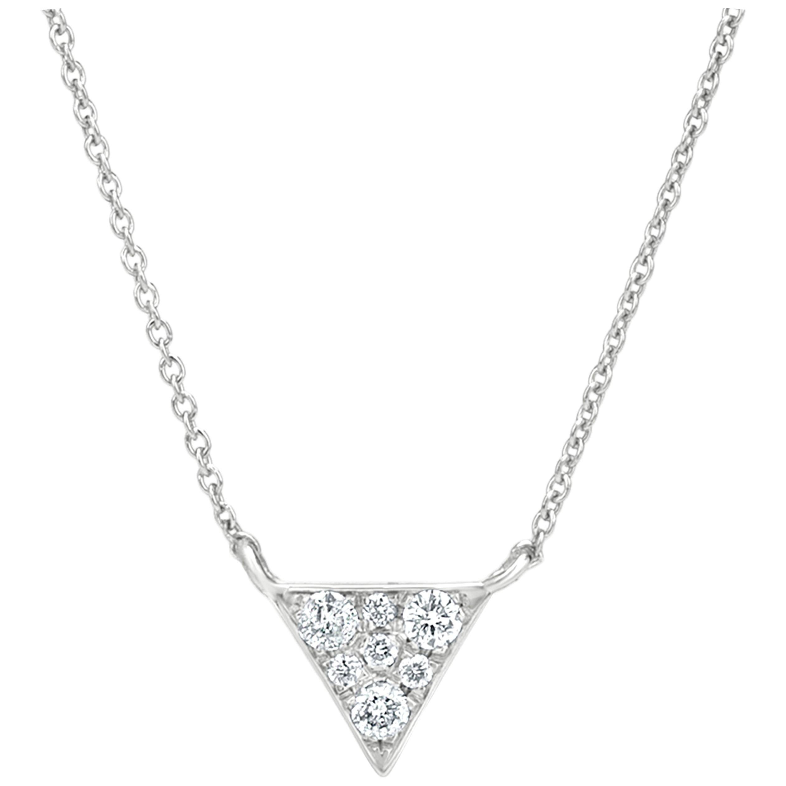 Wallpaper #LRkAFY8BtGB6xQ78vWrB34 Diamond Pendant Necklace Triangle for Sale at 1stdibs Beveled Diamond