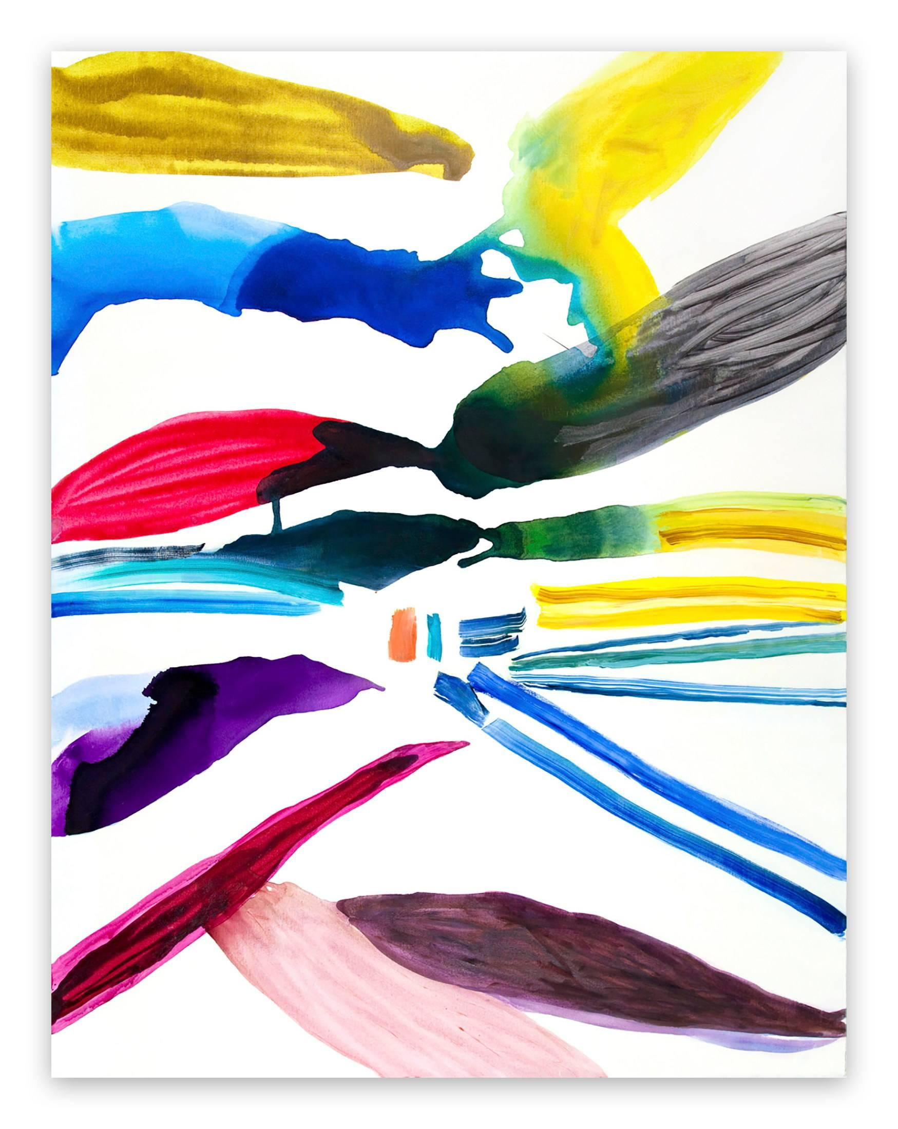 Wallpaper #SWeu7pIBSpphPi3-HV6n201 Laura Newman Bonbon Abstract Expressionism Painting for Sale at 1stdibs
