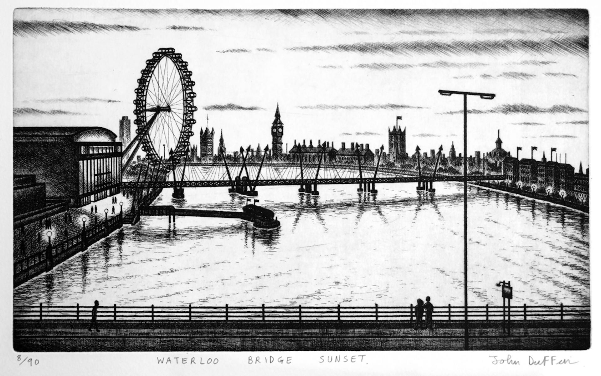 Wallpaper #2WigFZMBSpphPi3-egh-85 John Duffin John Duffin Kings Cross Rain London Art Cityscape Art