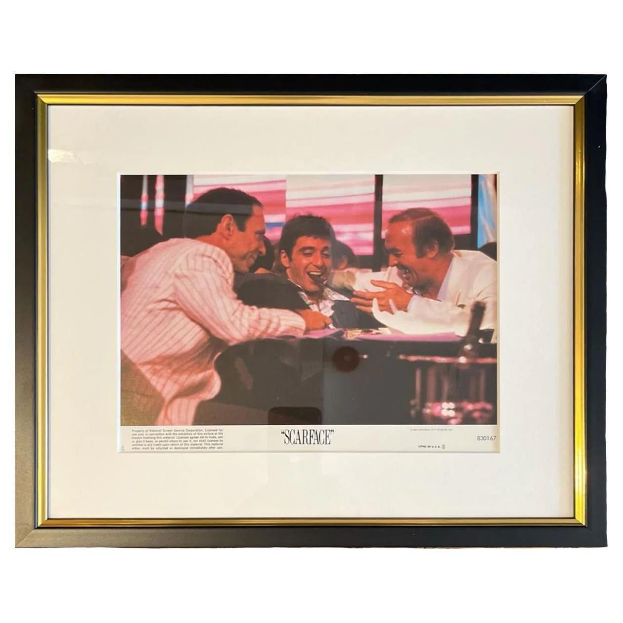 Wallpaper #cT_5O5MBLiIJ4c9OspAa383 Scarface Framed Poster 1983 6 for Sale at 1stdibs