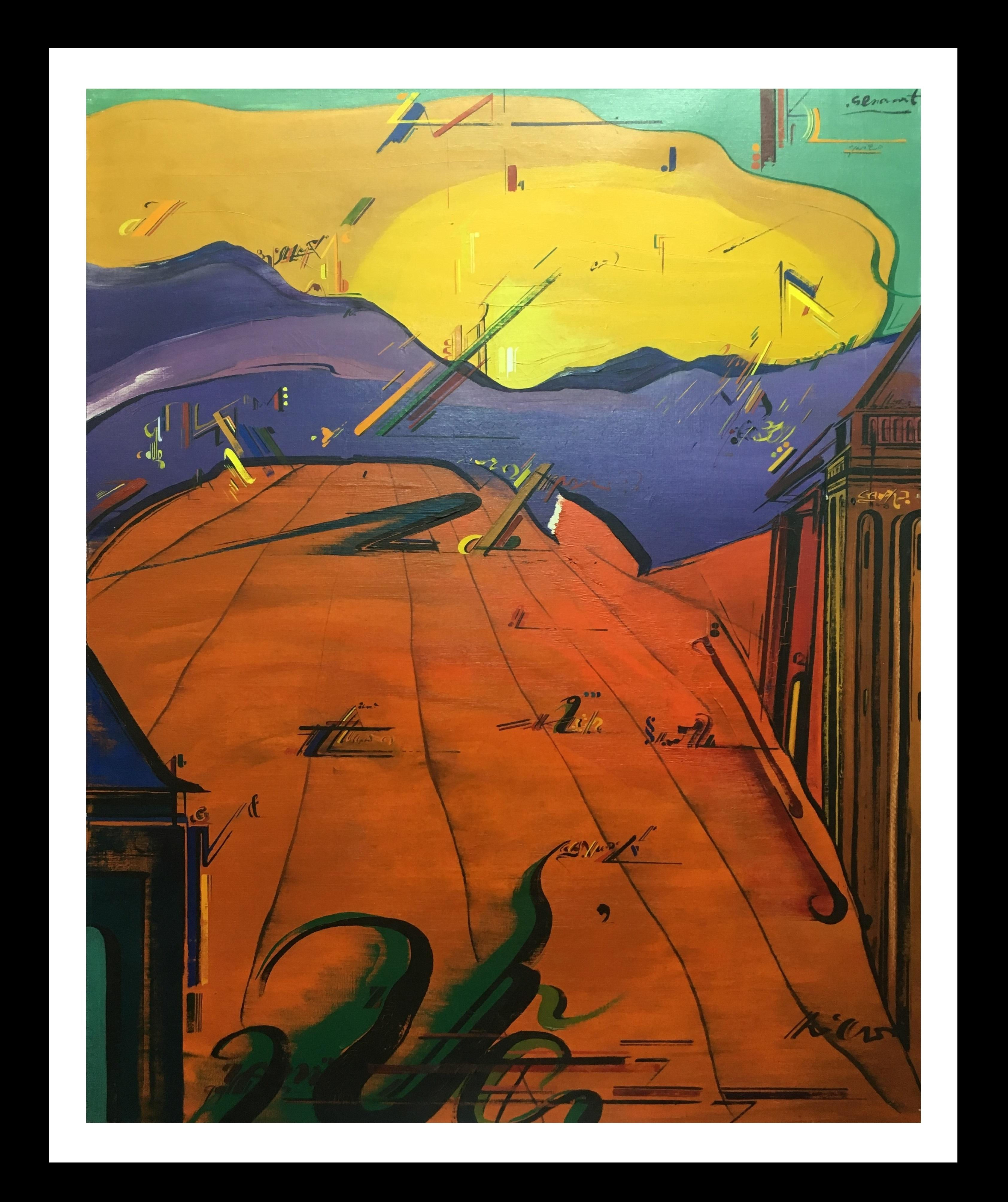 Wallpaper #CR32LJMBlOZrFDOkBM1J274 Jaume Genovart Colors Original Abstract Acrylic Painting for Sale at