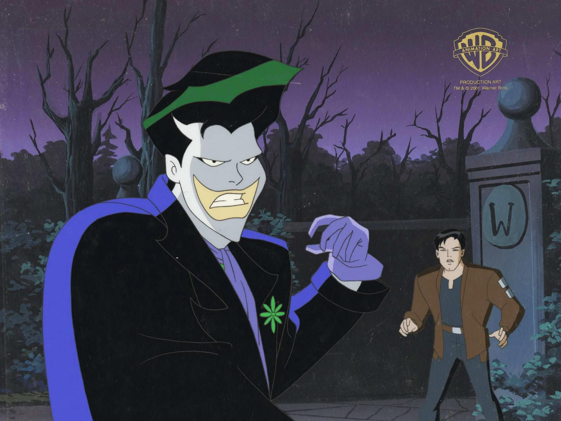 Wallpaper #OzWFk5cBk_lpvpalk5YD2 DC Comics Studio Artists Batman Beyond Original Cel and Background