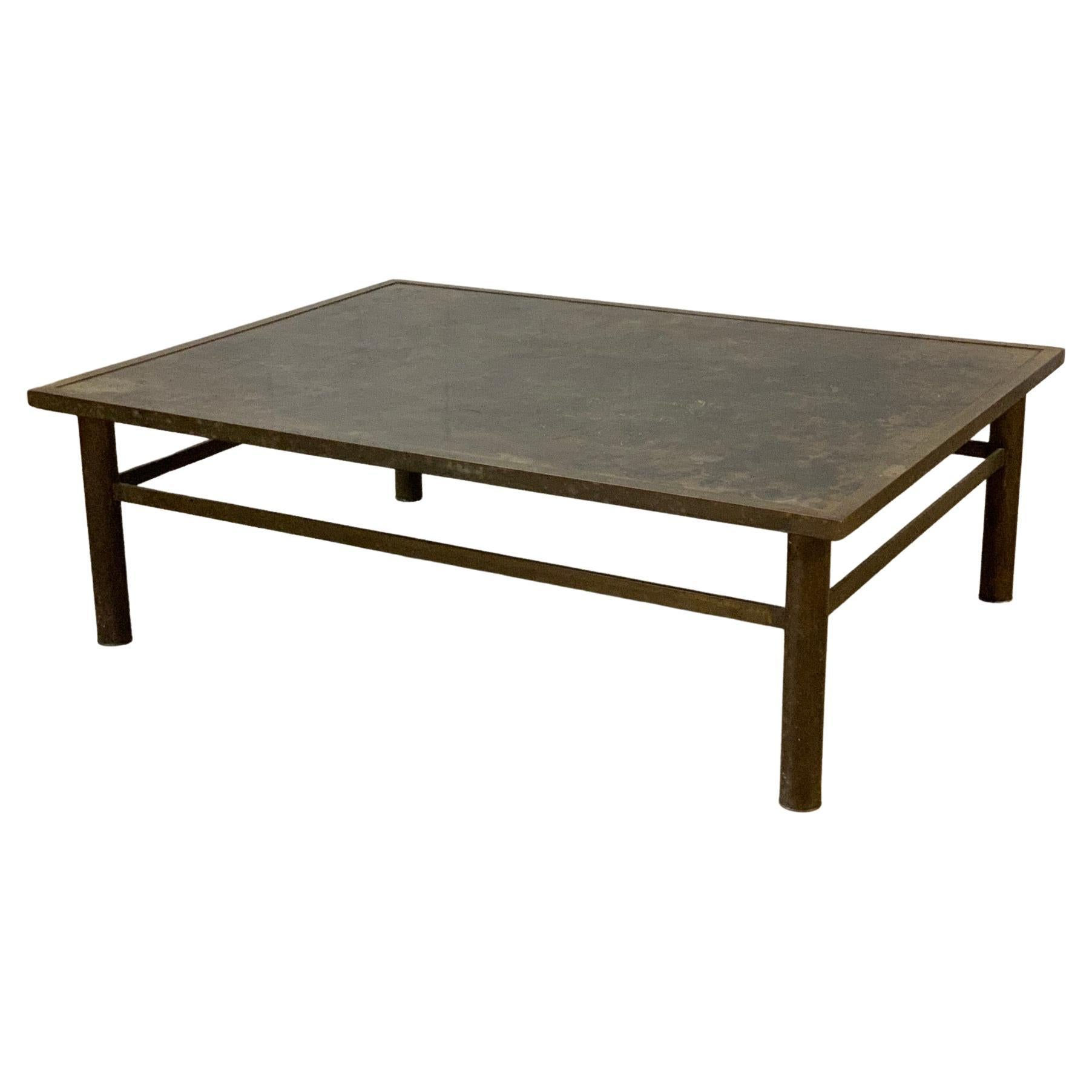 Wallpaper #7B0HLZMBlOZrFDOkWM3S112 1960s Philip and Kelvin Laverne Etched Bronze Waterfall Coffee Table at