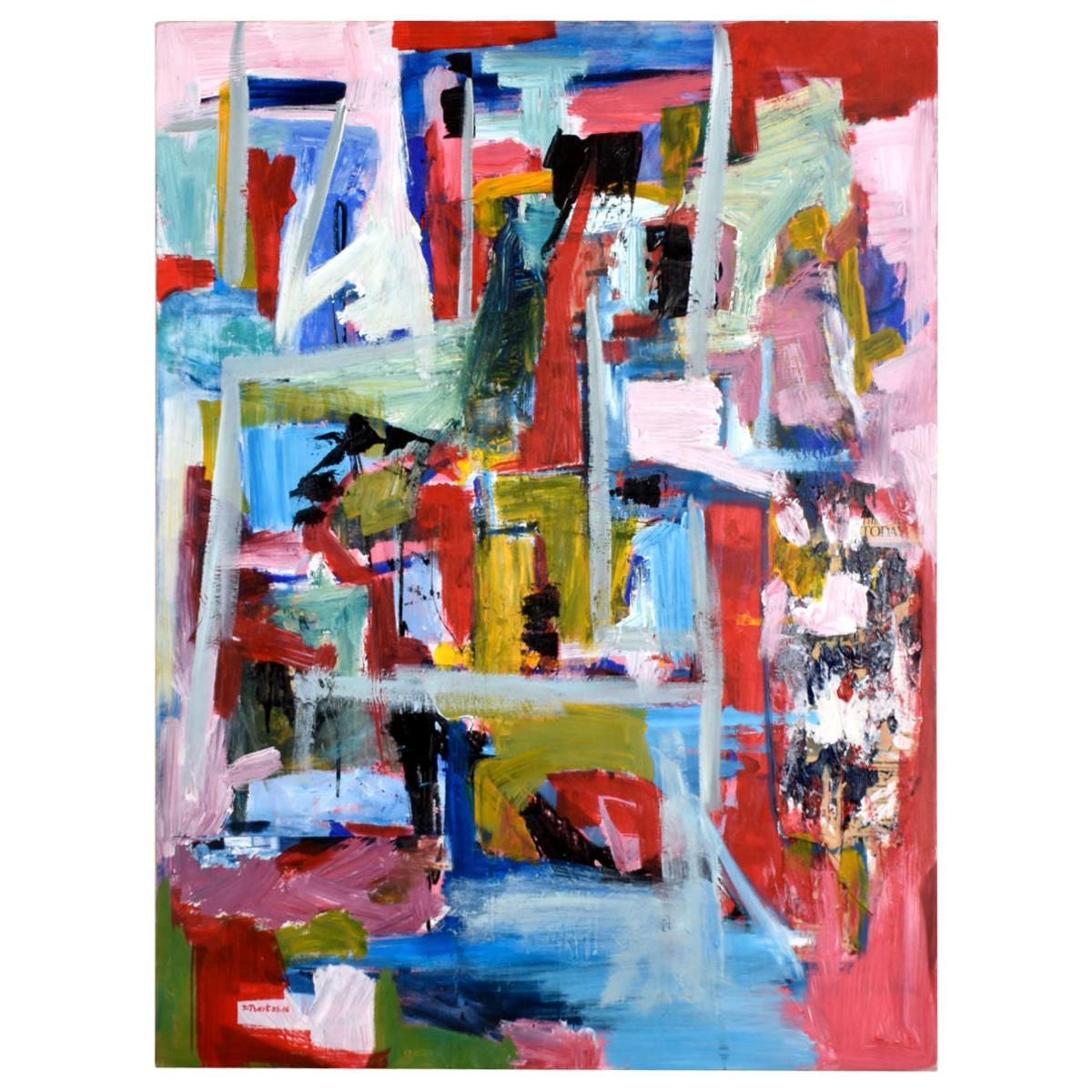 Wallpaper #SWeu7pIBSpphPi3-HV6n128 Henrietta Berk Bay Area Abstract Expressionist Painting at 1stdibs
