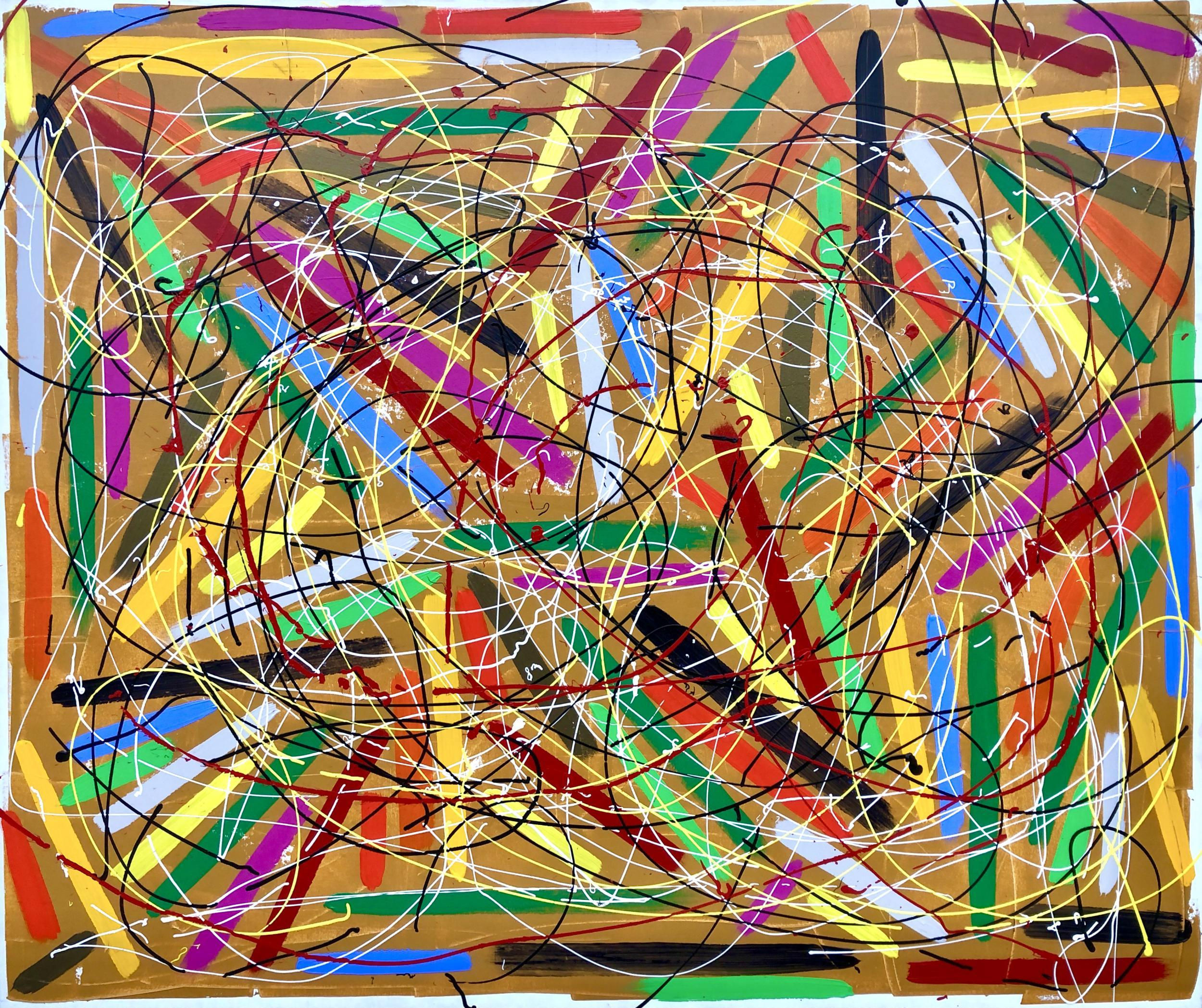 Wallpaper #SWeu7pIBSpphPi3-HV6n210 Murray Hantman Untitled Abstract Expressionist Mid Century Gestural