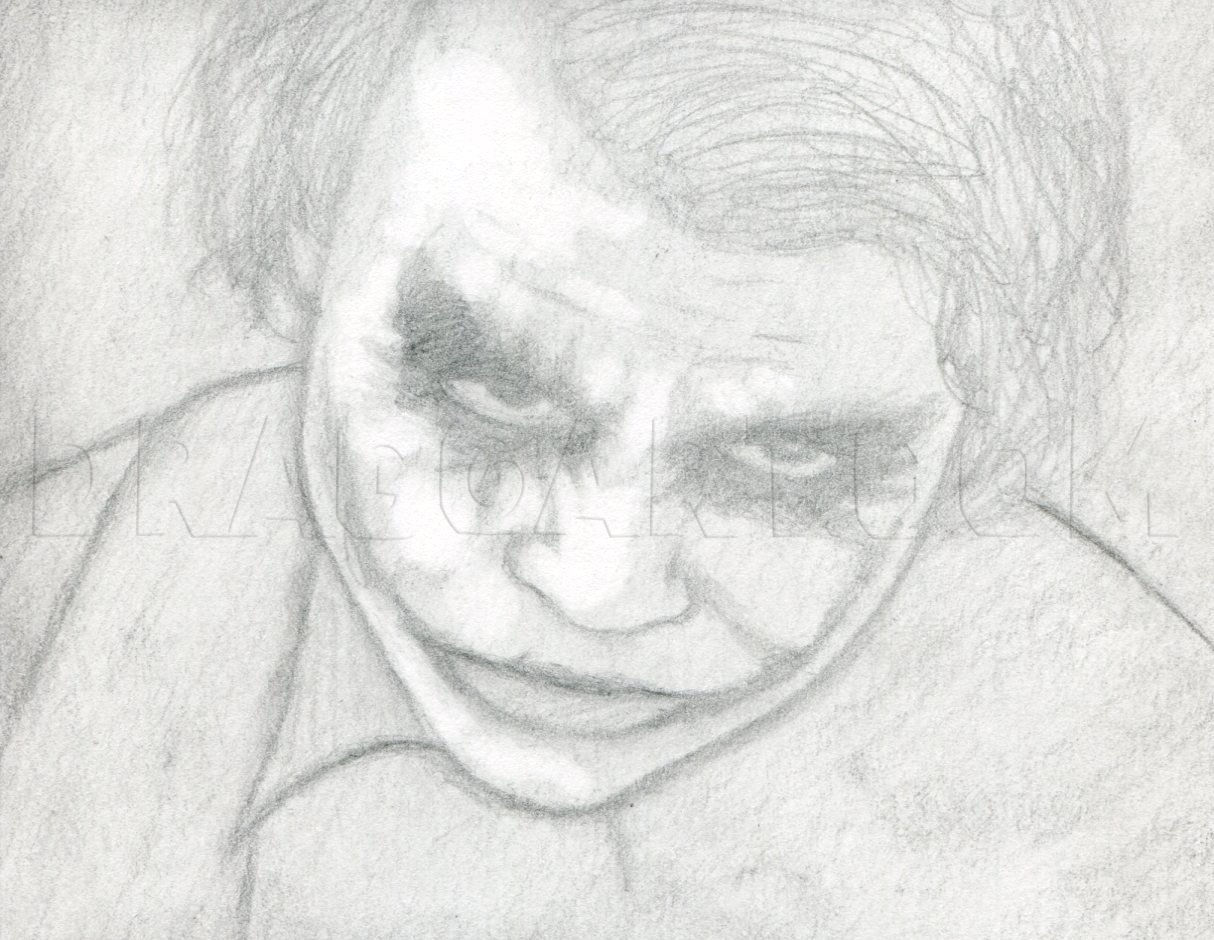 Wallpaper #5hlaLo8BtGB6xQ787pSE13 How to Draw the Joker Heath Ledger the Dark Knight Step by Step
