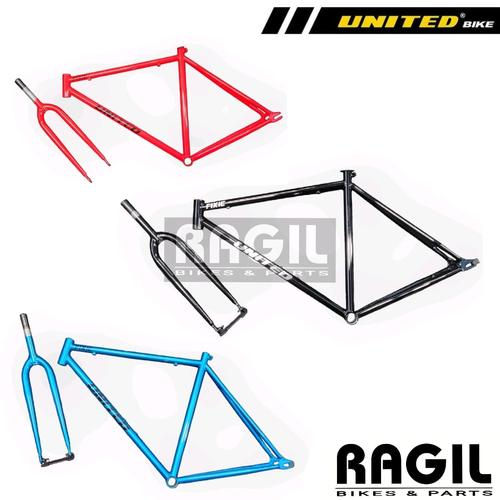Wallpaper #vrkT35IBJvJKYCmE3AhE357 Jual Frame Sepeda Fixie 700 700c C United Merah Biru Hitam Besi Fork