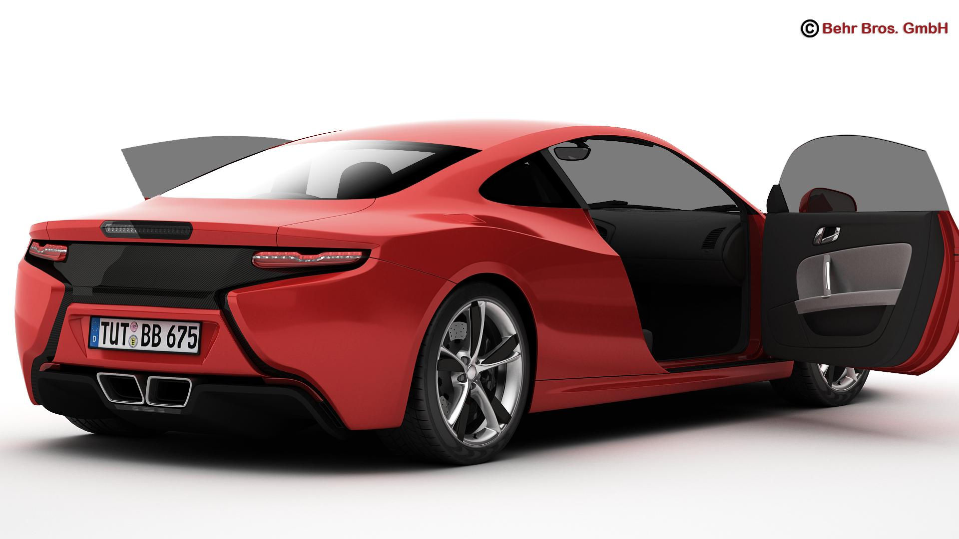 Wallpaper #9hrATpMB1yWOL4qgr322171 Generic Sports Car 3D Model Flatpyramid