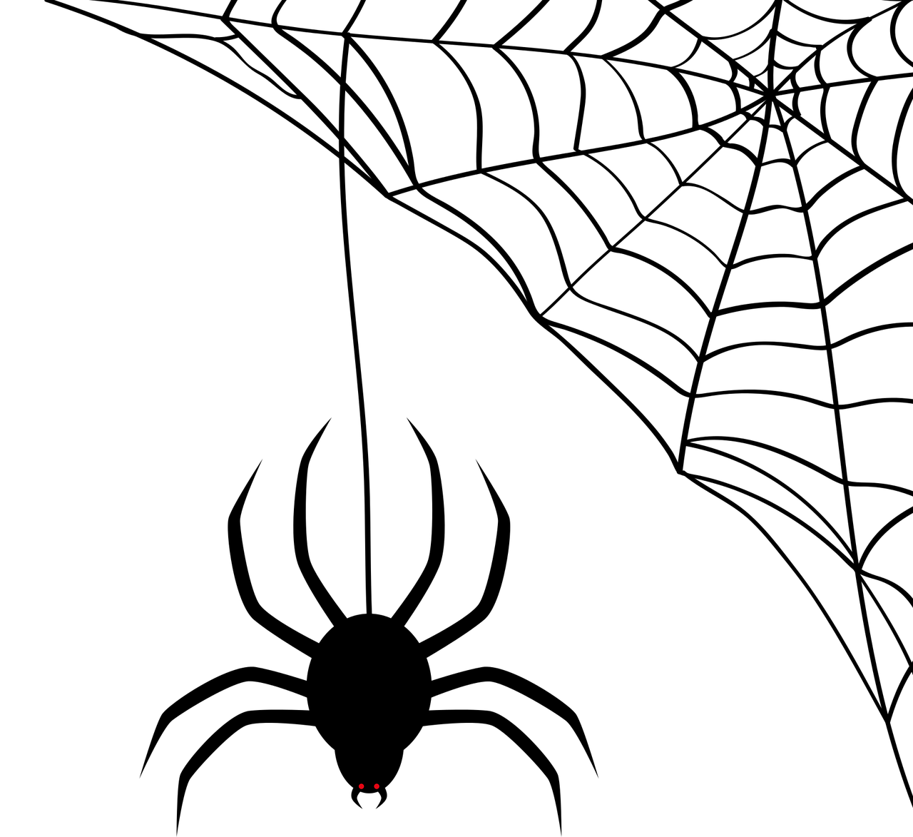 Wallpaper #1AAd1Y4BSdW8dNouzAke50 Spider Network Cobweb Free Vector Graphic on Pixabay