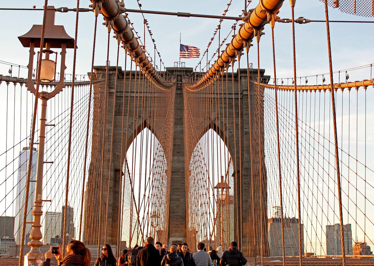 Wallpaper #66e34 Brooklyn Bridge in New York the Iconic Crossing Between Manhattan and