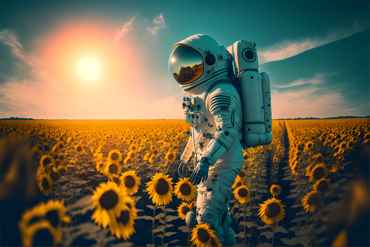 Wallpaper #YjGbNZMB5zzyi_yY1Fda381 Download Astronaut Field Sunrise Royalty Free Stock Illustration