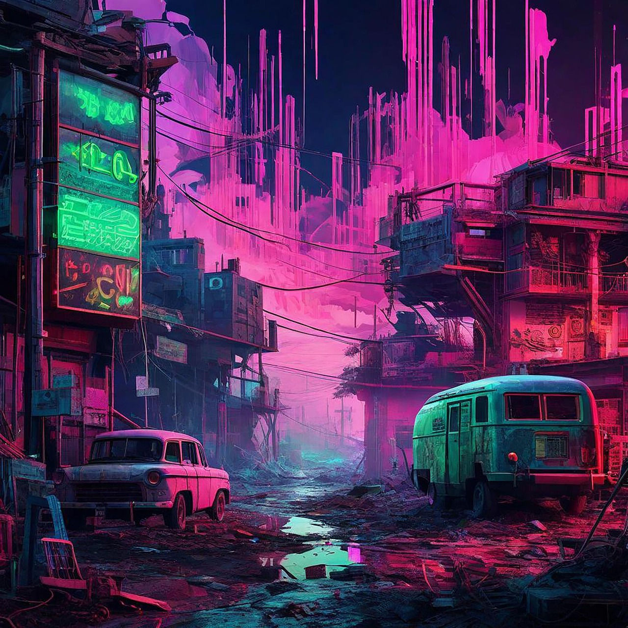 Wallpaper #oJl_P5MBUcASHT6nQswf220 Download AI Generated Post Apocalyptic Apocalyptic Royalty Free