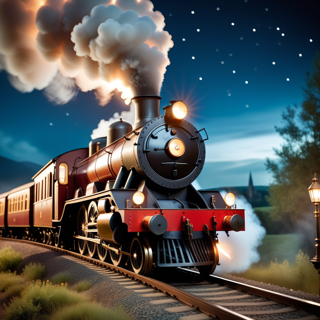 Wallpaper #xqU8MpMB0vj5YdARJtON116 Download AI Generated Train Tale Royalty Free Stock Illustration Image