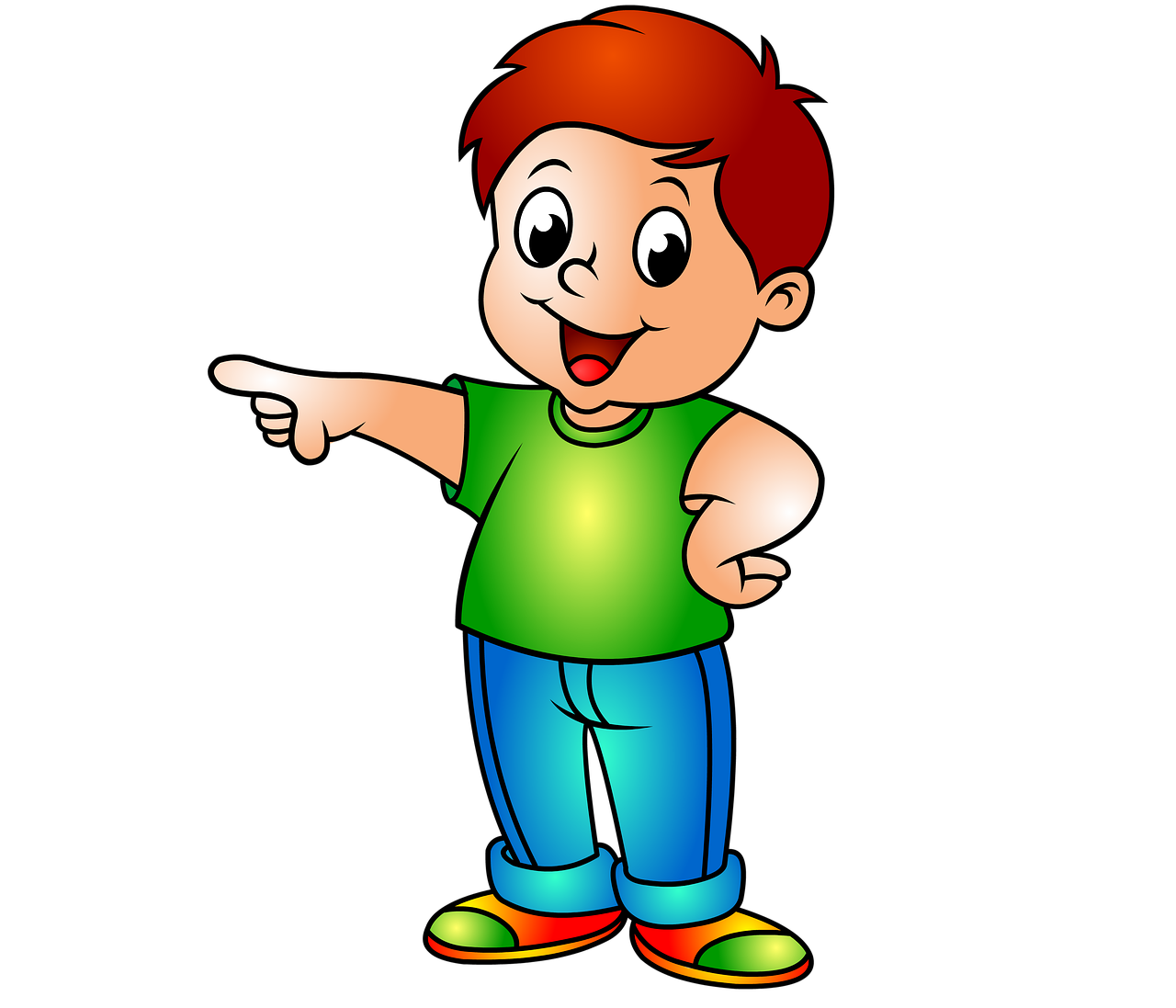 Wallpaper #k2eg8pIBSpphPi3-sXFs139 Boy Pointing Cartoon Png