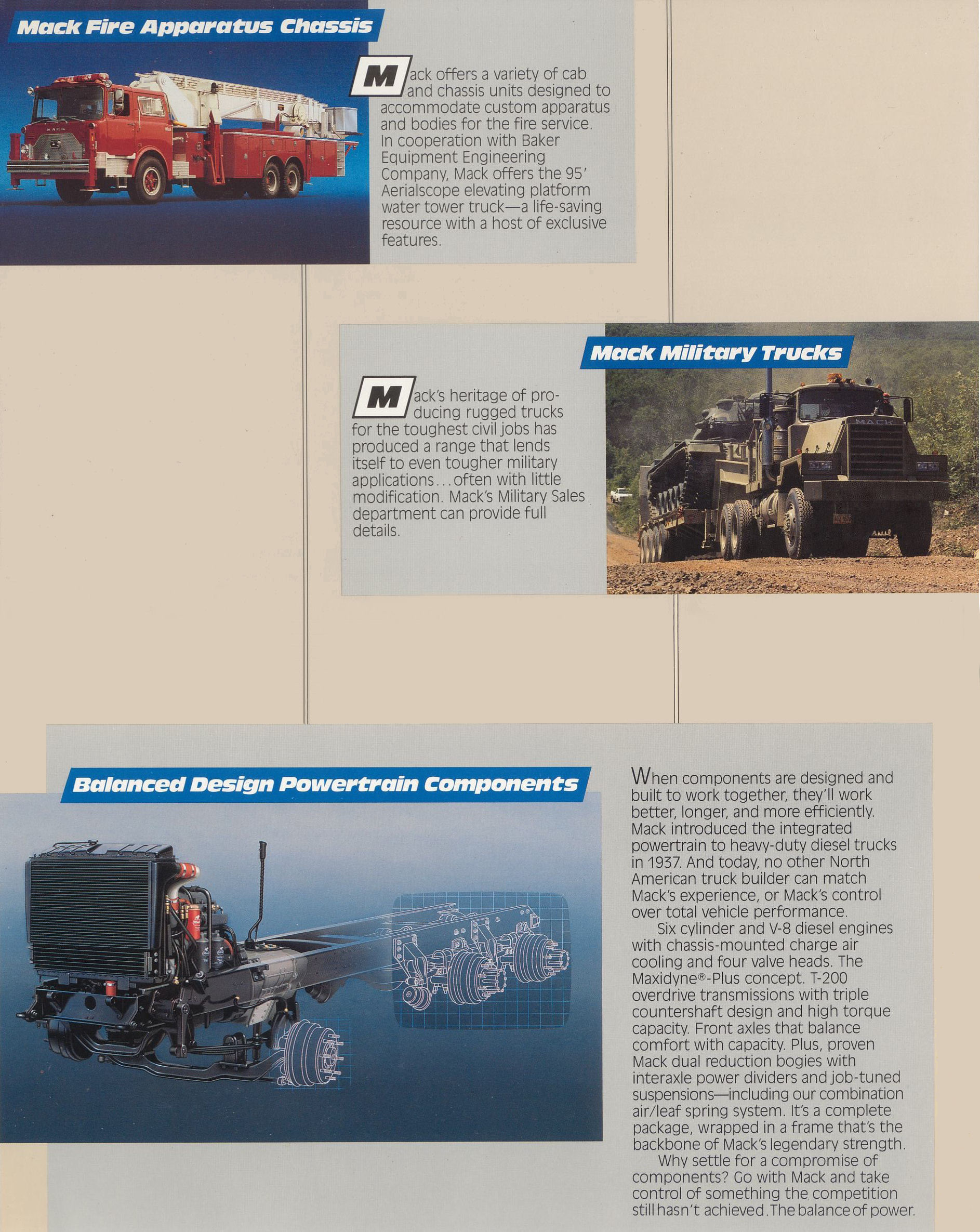 Wallpaper #JWen7ZIBSpphPi3-n1mk72 1988 Mack Brochure