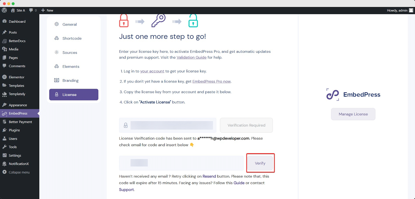 Wallpaper #ZGef9JIBSpphPi3-Vnsf70 How to Verify Authenticate Your Embedpress Pro License Key Embedpress