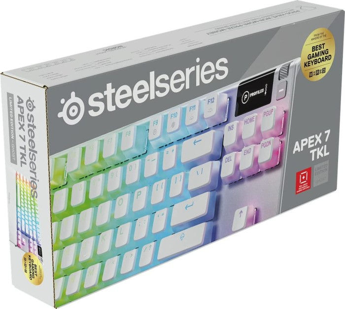 Wallpaper #Erj21pIBJvJKYCmE-eHl176 Steelseries Apex 7 Tkl Ghost Bialy Steelseries Qx2 Red Usb Uk 64659