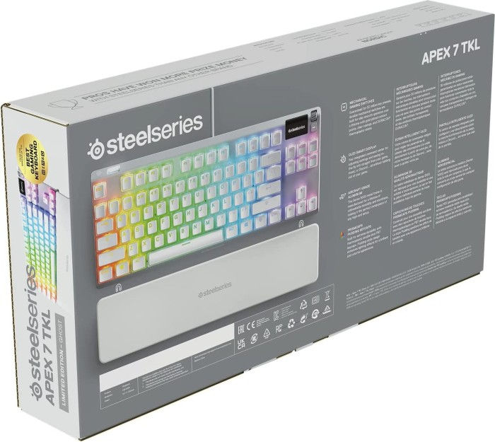 Wallpaper #Erj21pIBJvJKYCmE-eHl109 Steelseries Apex 7 Tkl Ghost White Steelseries Qx2 Red Usb Uk 64659