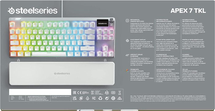 Wallpaper #Erj21pIBJvJKYCmE-eHl127 Steelseries Apex 7 Tkl Ghost Weiss Steelseries Qx2 Red Usb Uk