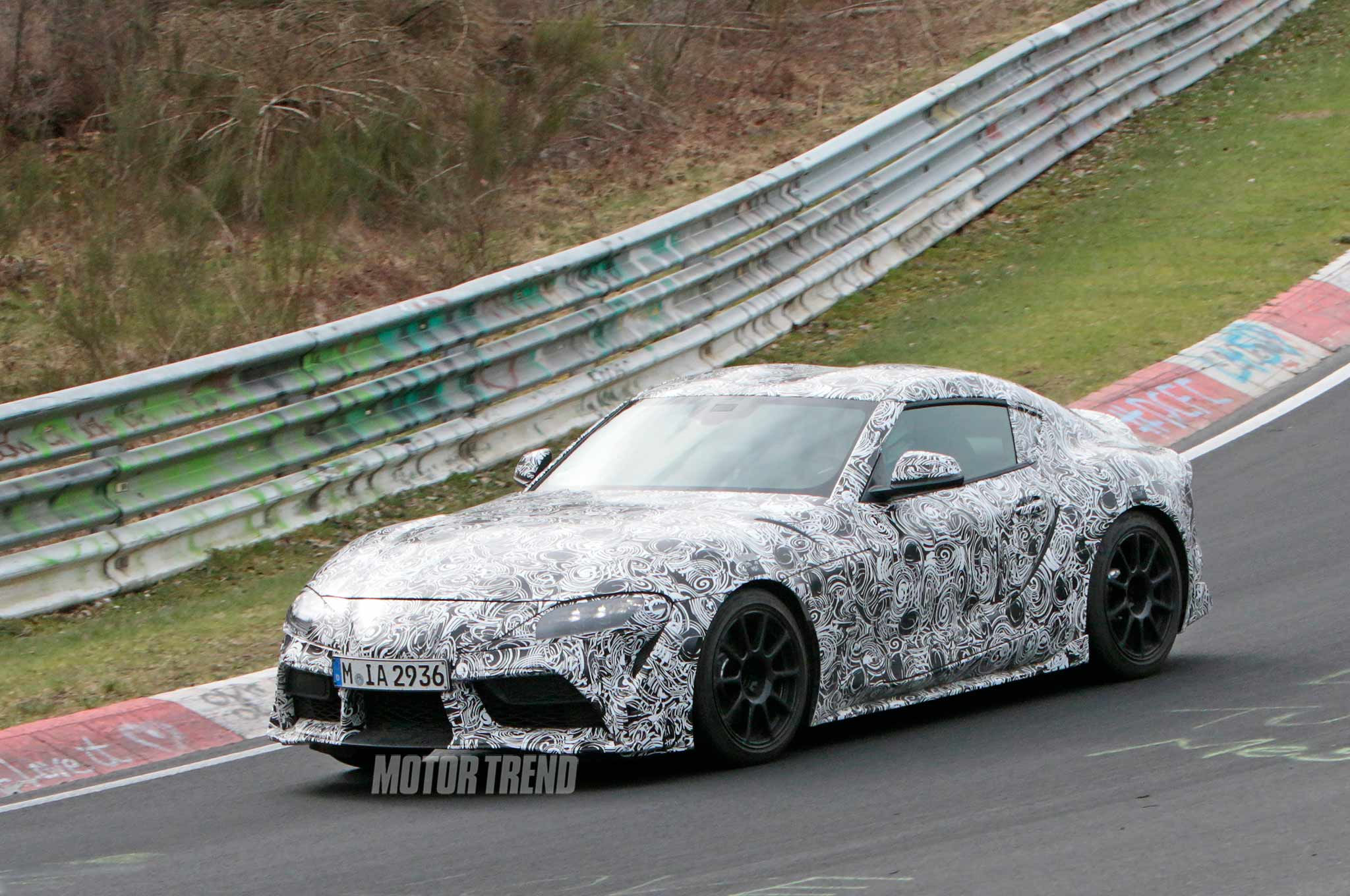 Wallpaper #Amd16JIBSpphPi3-Iz0N263 Spied Toyota Supra Shows Off Production Ready Interior Motor Trend
