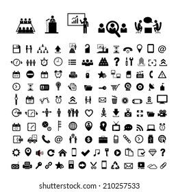 Wallpaper #wZyy4ZIBZHQxiYarrLy4262 Business Icon Set on White Background Stock Vector Royalty Free