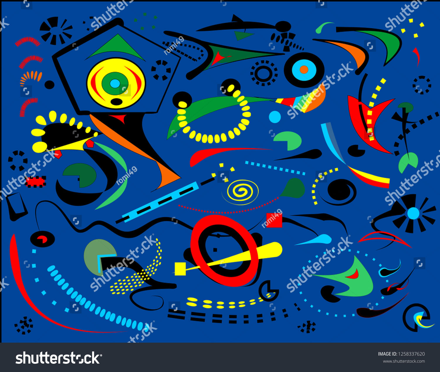 Wallpaper #gGfoDJMBSpphPi3-KuHk59 Abstract Blue Background Surrealism Art Style Stock Vector Royalty