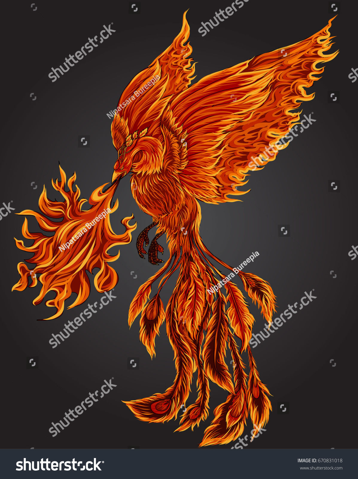 Wallpaper #2bc96 Image of a Majestic White Fire Phoenix on Craiyon