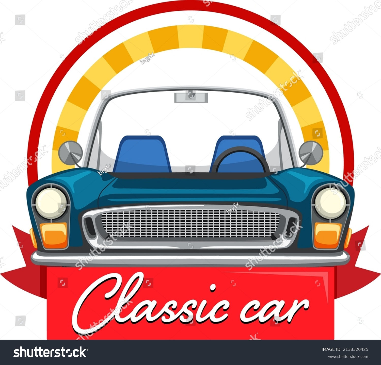 Wallpaper #SCzLSZMB0E1QgA7wqPTc278 Classic Car Concept Old Car Front Stock Vector Royalty Free