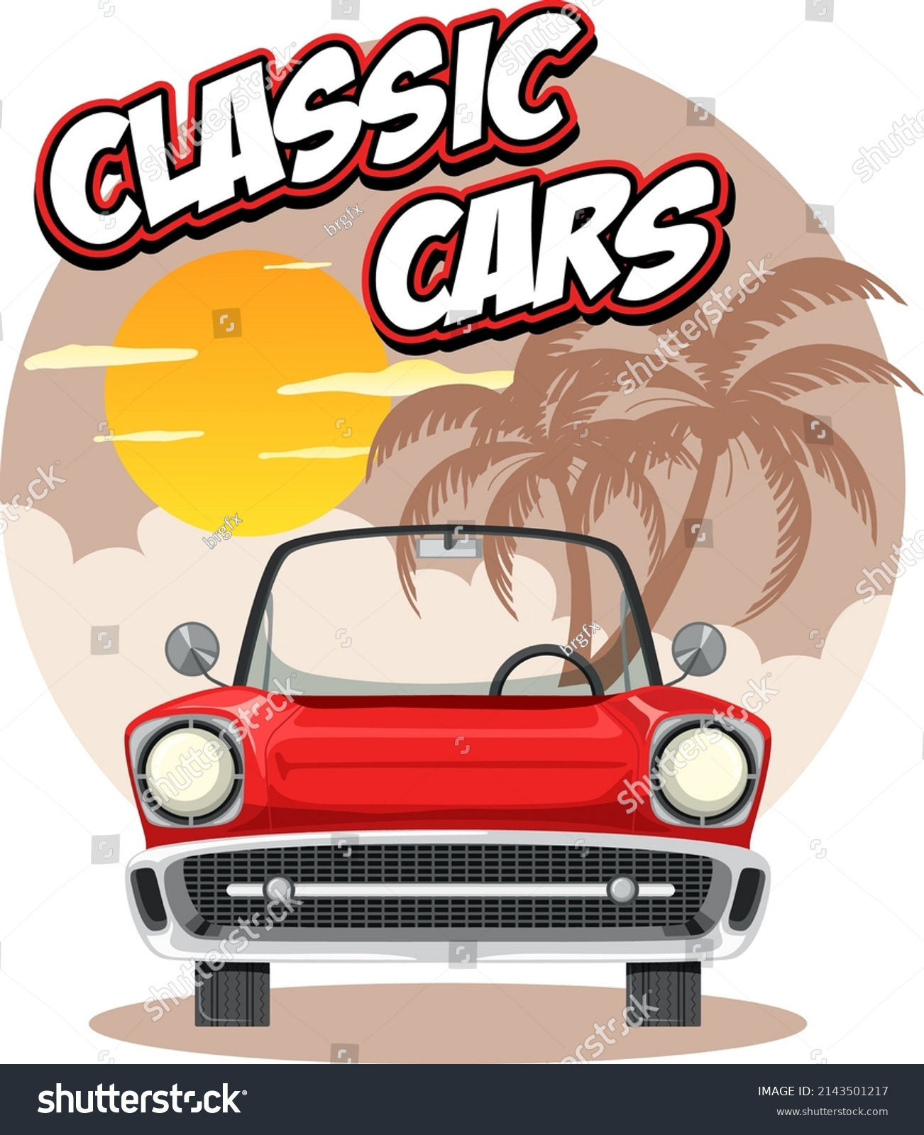 Wallpaper #SCzLSZMB0E1QgA7wqPTc284 Classic Car Concept Old Car Front Stock Vector Royalty Free