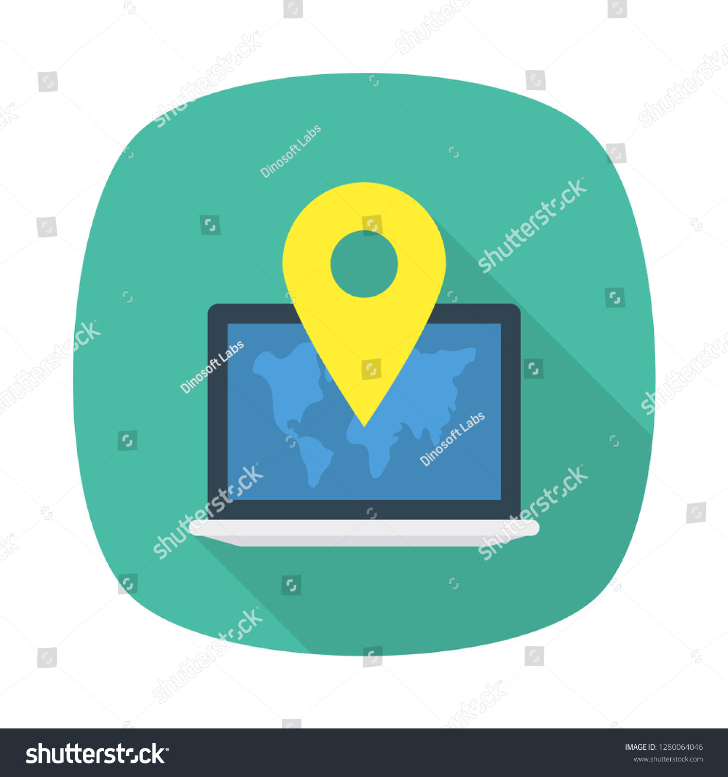 Wallpaper #H2ee65IBSpphPi3-mU1J340 Gps Map Marker Royalty Free Stock Vector 1280064046 Avopixcom