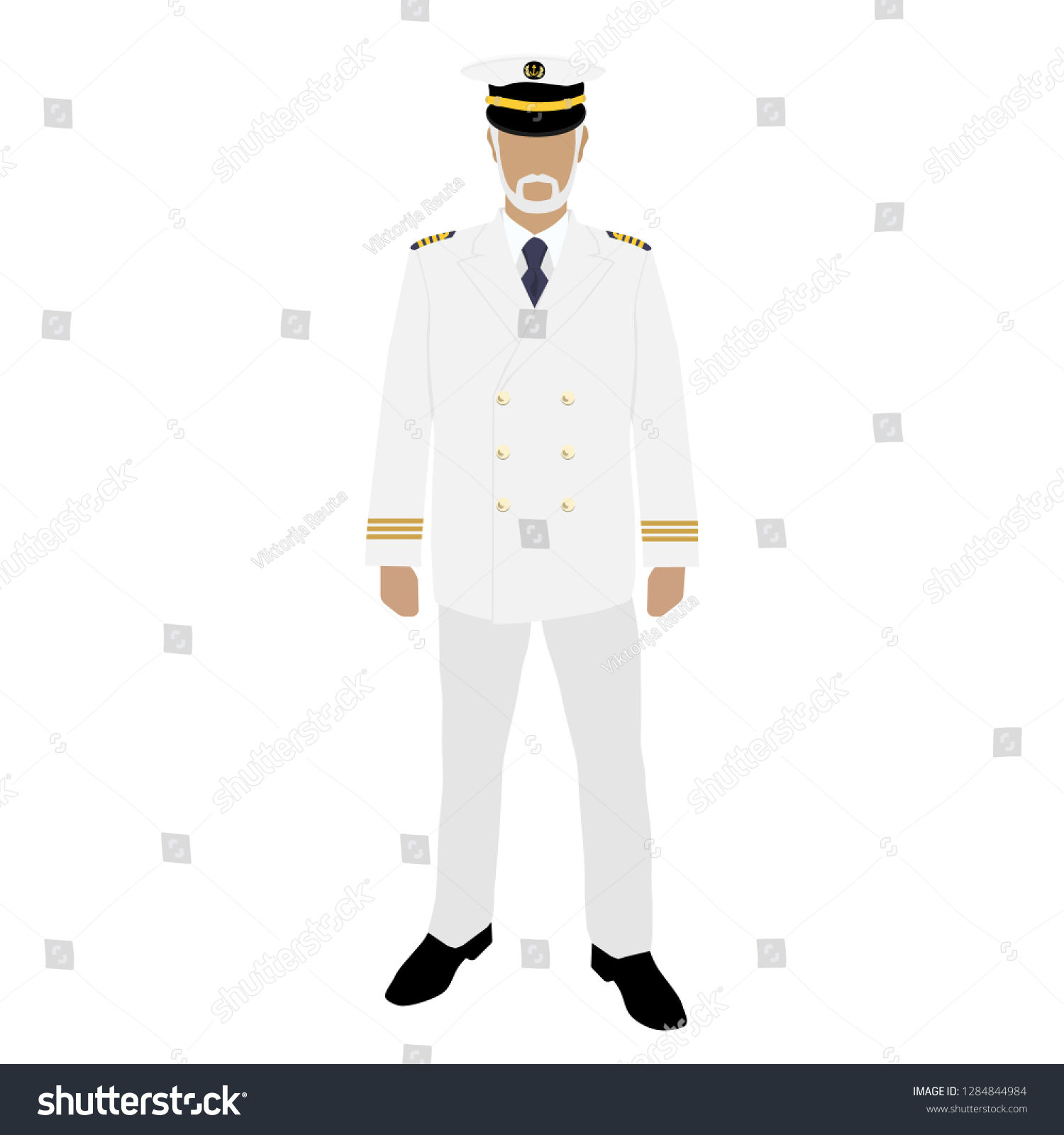 Wallpaper #sTGvNZMB5zzyi_yYOVfz40 Vector Illustration Old Sea Captain Character Stock Vector Royalty