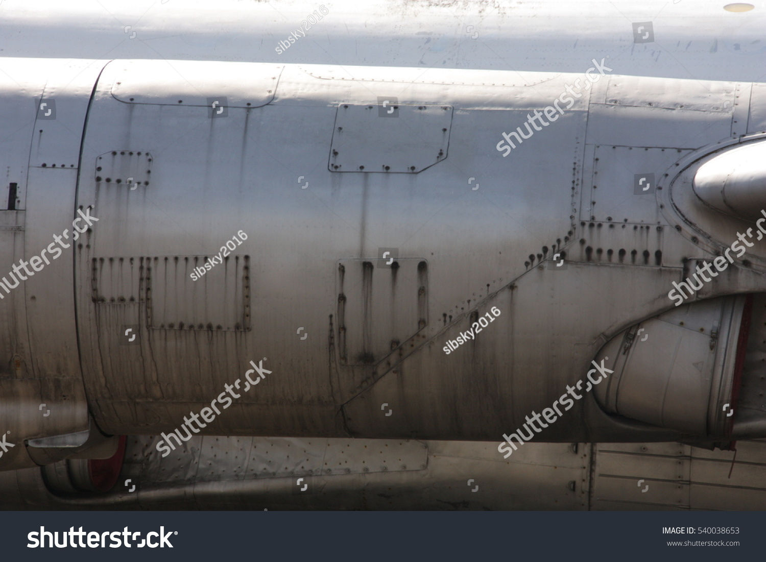 Wallpaper #8108e Fuselage Texture Sheet Metal on Aircraft Fuselage Backdrop Stock Photo