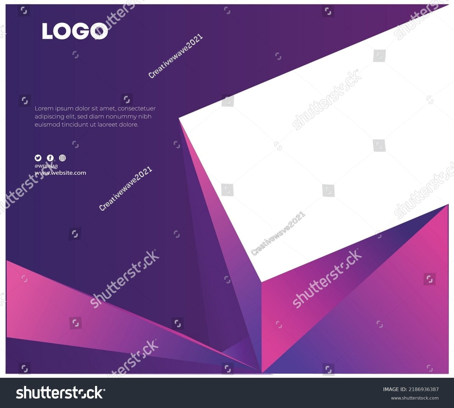 Wallpaper #VWcrC5MBSpphPi3-B9iE60 Banner Template Creative Triangle Layout Royalty Free Stock Vector