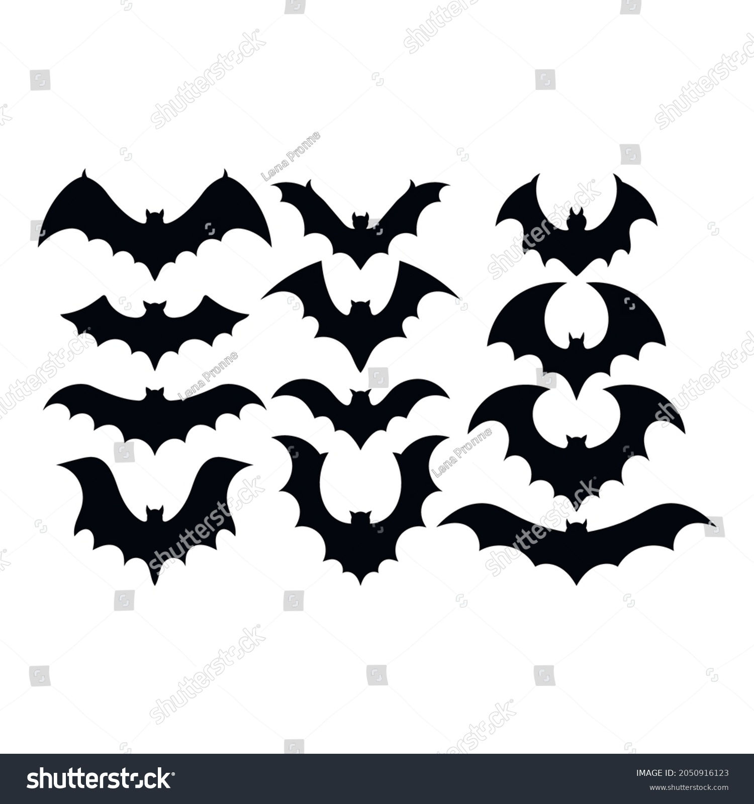 Wallpaper #r3KDMpMBX2lk1u3ogFrF19 Vampire Bats Silhouettes Isolated on White Stock Vector Royalty Free