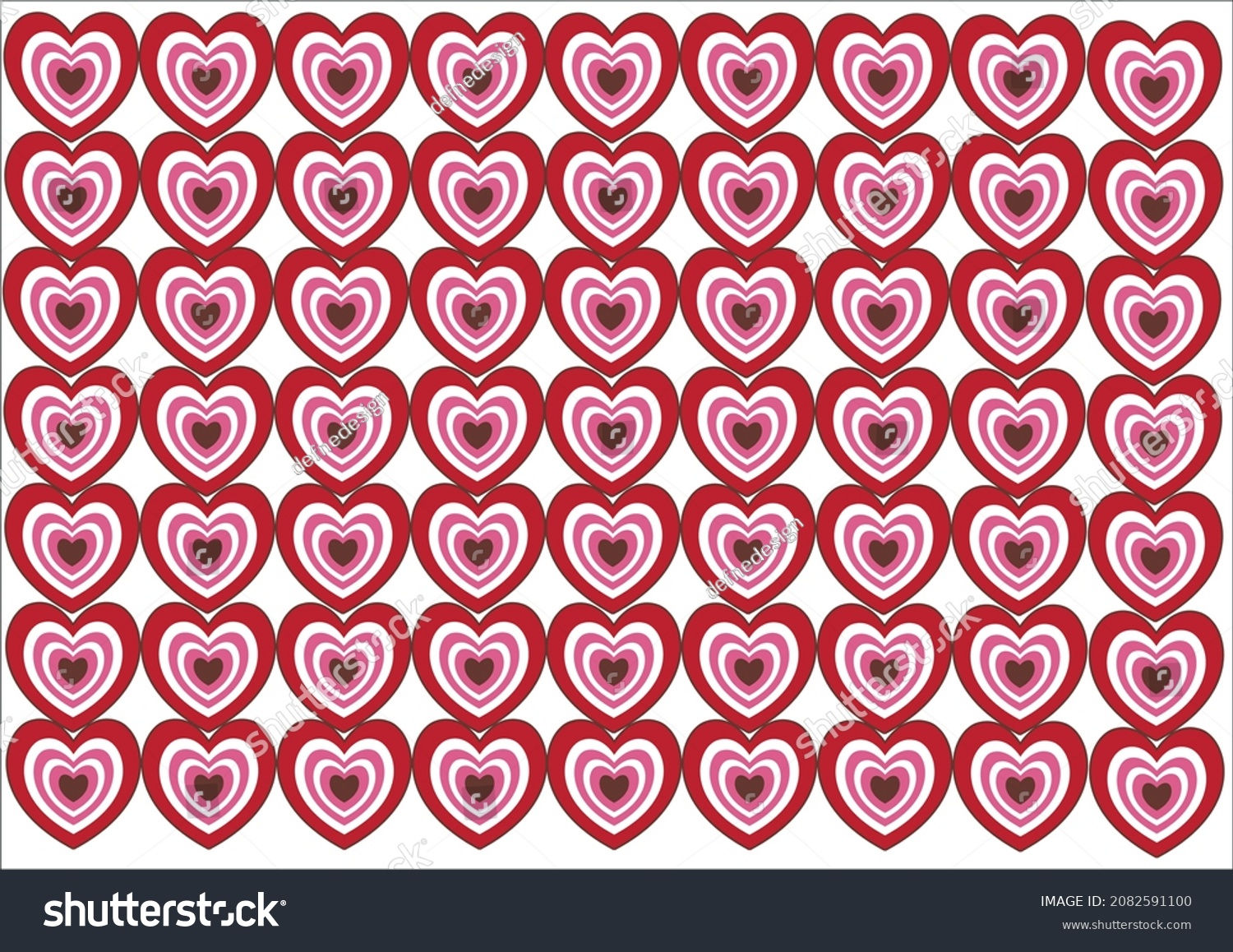 Wallpaper #12eRAJMBSpphPi3-GKYv115 Retro Heart Design Pattern Vector Seamless Royalty Free Stock Vector