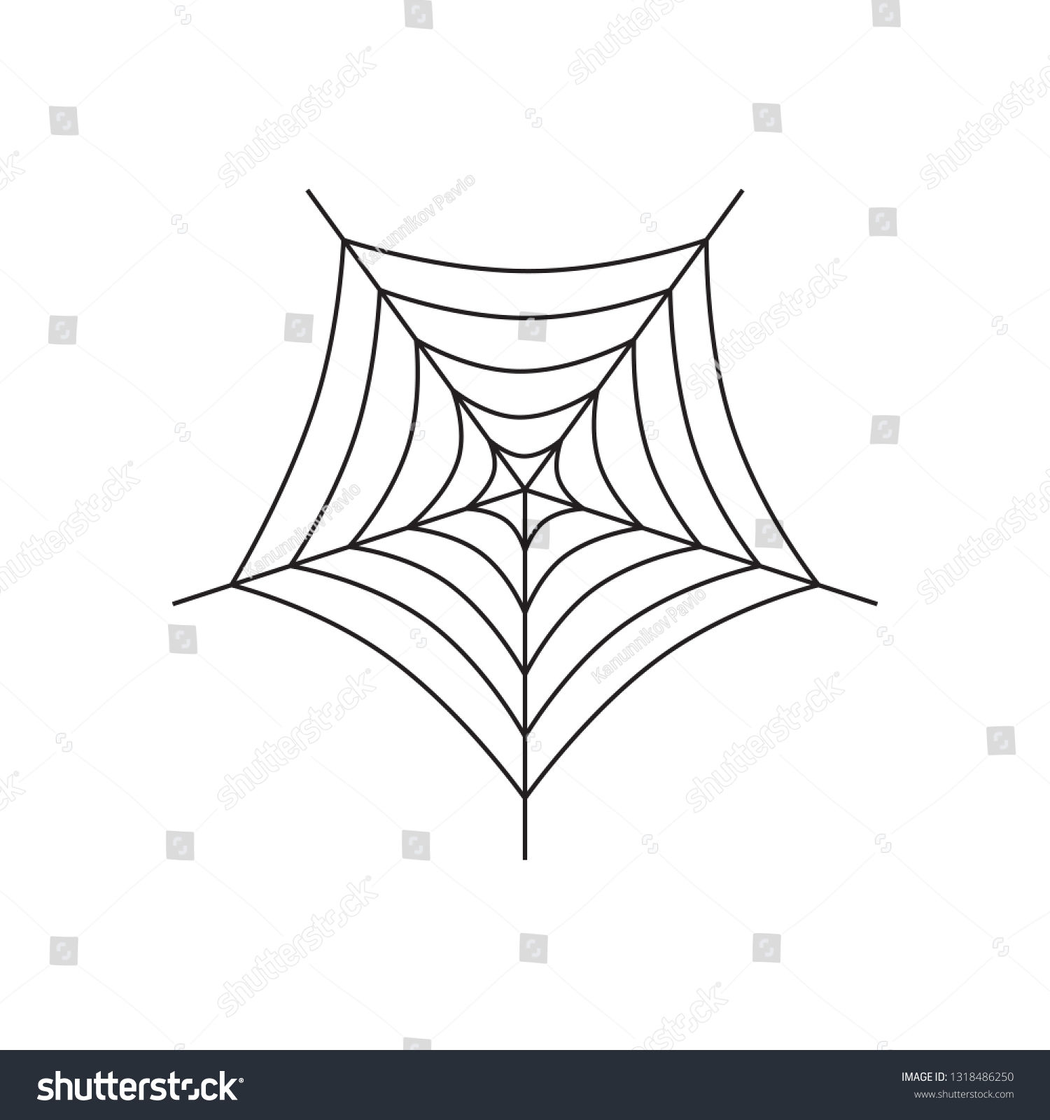 Wallpaper #52dP85IBSpphPi3-BnRA215 Spider Web Vector Eps Icon Royalty Free Stock Vector 1318486250