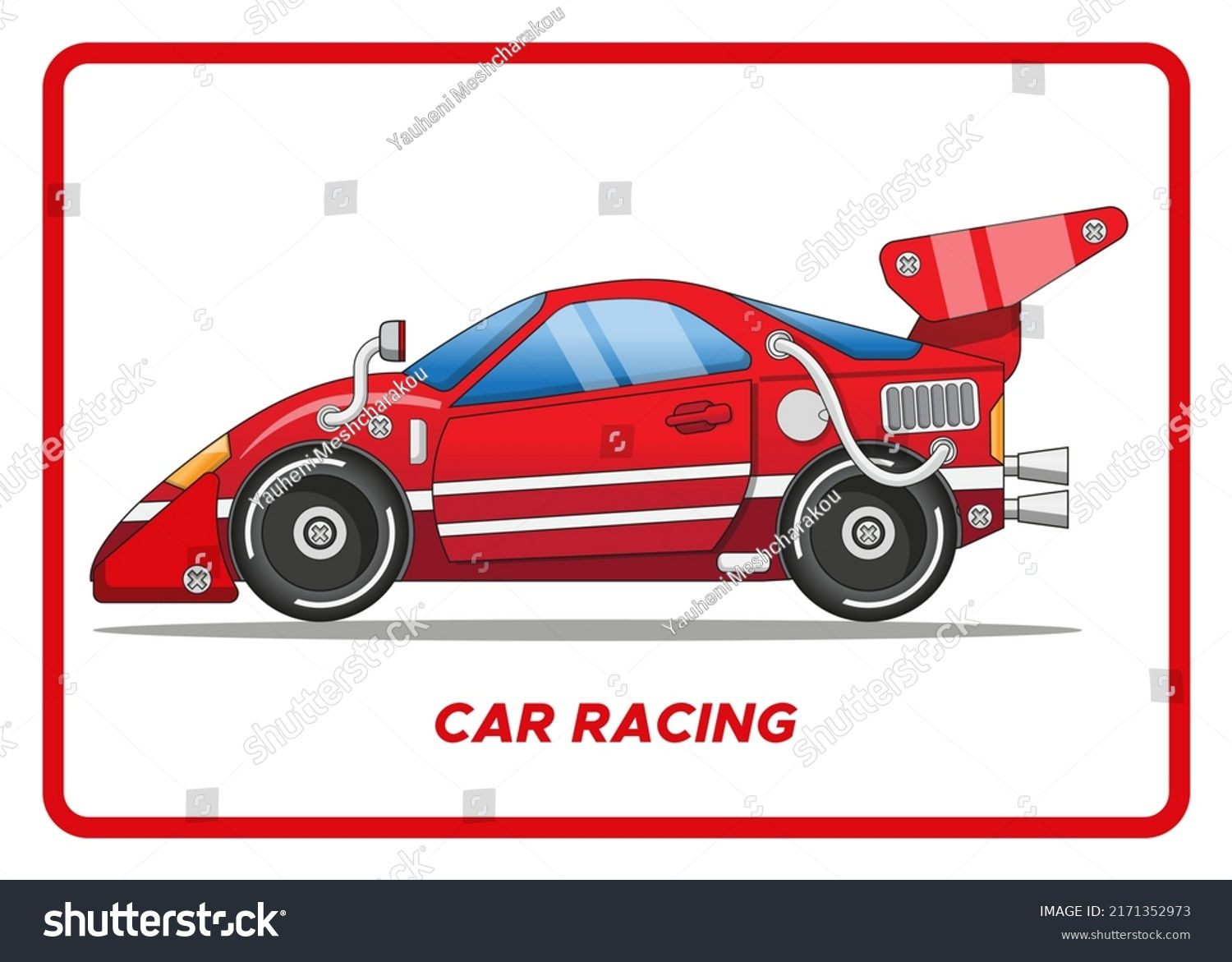 Wallpaper #vZkqP5MBUcASHT6n8svg216 Racing Car Side View Isolated on Stock Vector Royalty Free 2171352973