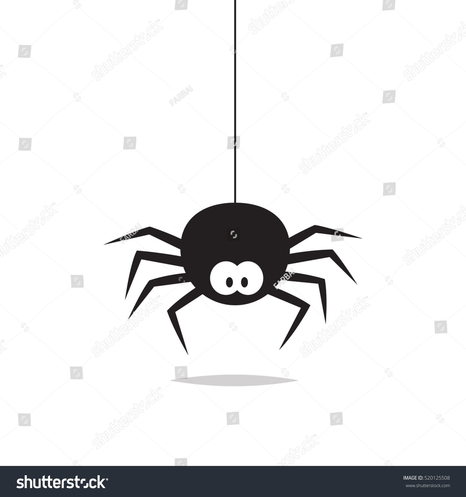 Wallpaper #aRnOEo8BtGB6xQ786WQF52 Spider Vector Isolated Stock Vector Royalty Free 520125508