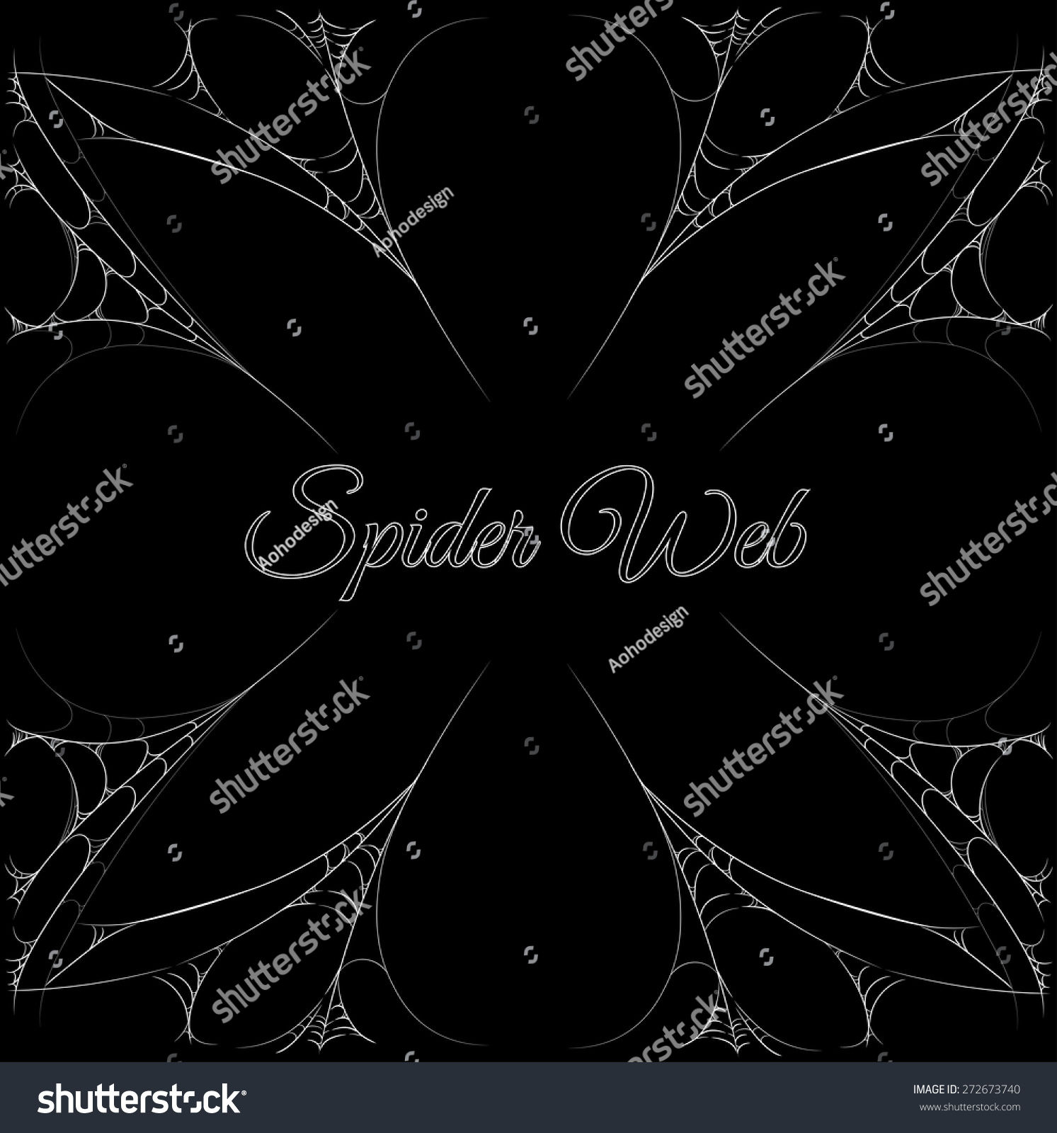 Wallpaper #V4v_dpcBcm9NJah-YnkY89 Spider Web Frame Center Label Content Stock Vector Royalty Free