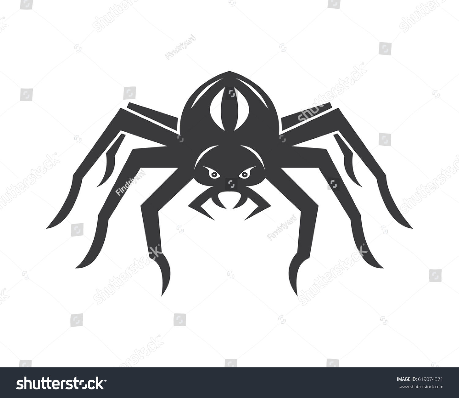 Wallpaper #gfRVOpMBKFX8bn3rWnh3361 Spider Logo Stock Vector Royalty Free 619074371 Shutterstock