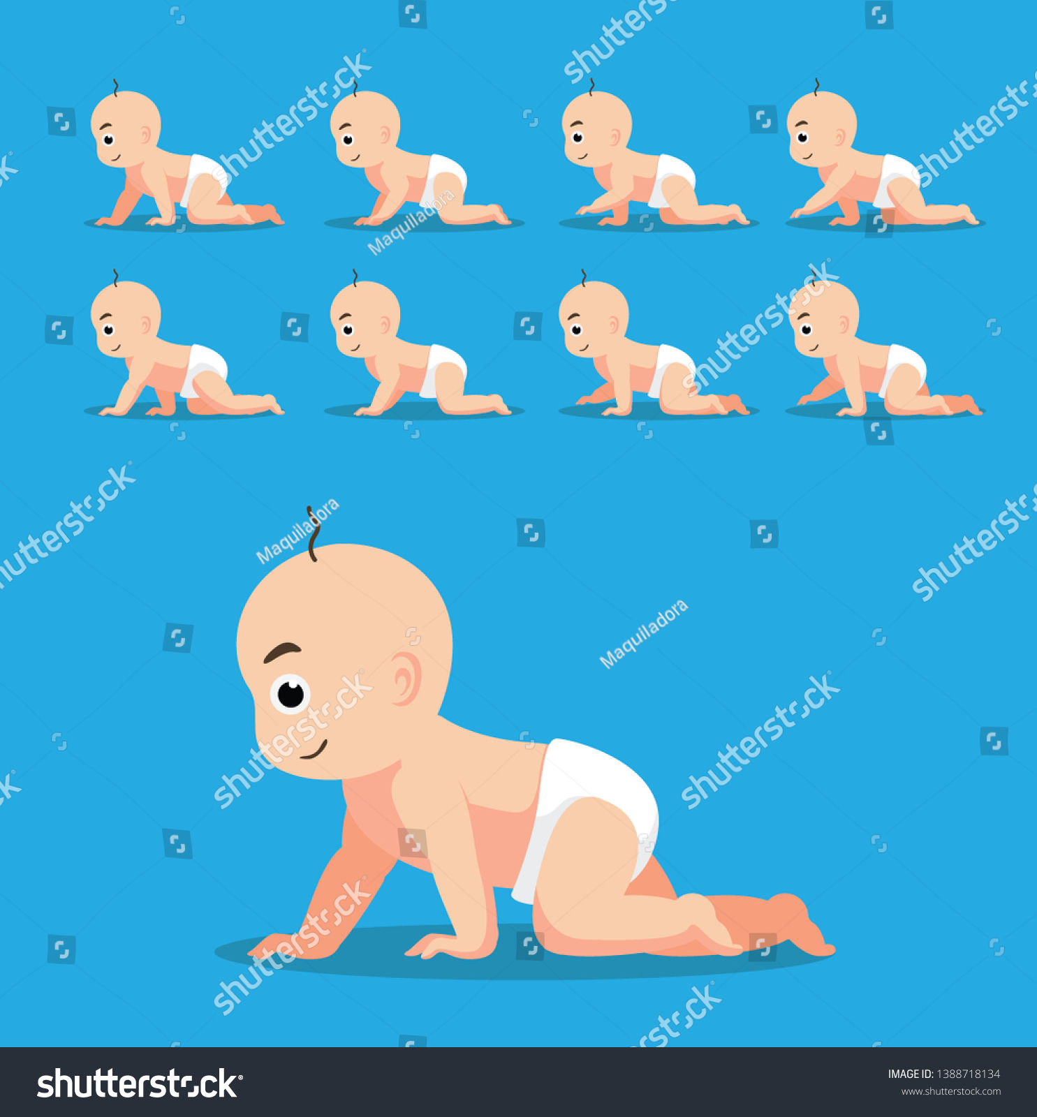 Wallpaper #vmczCZMBSpphPi3-o86c0 395 Crawling Animation Shutterstock