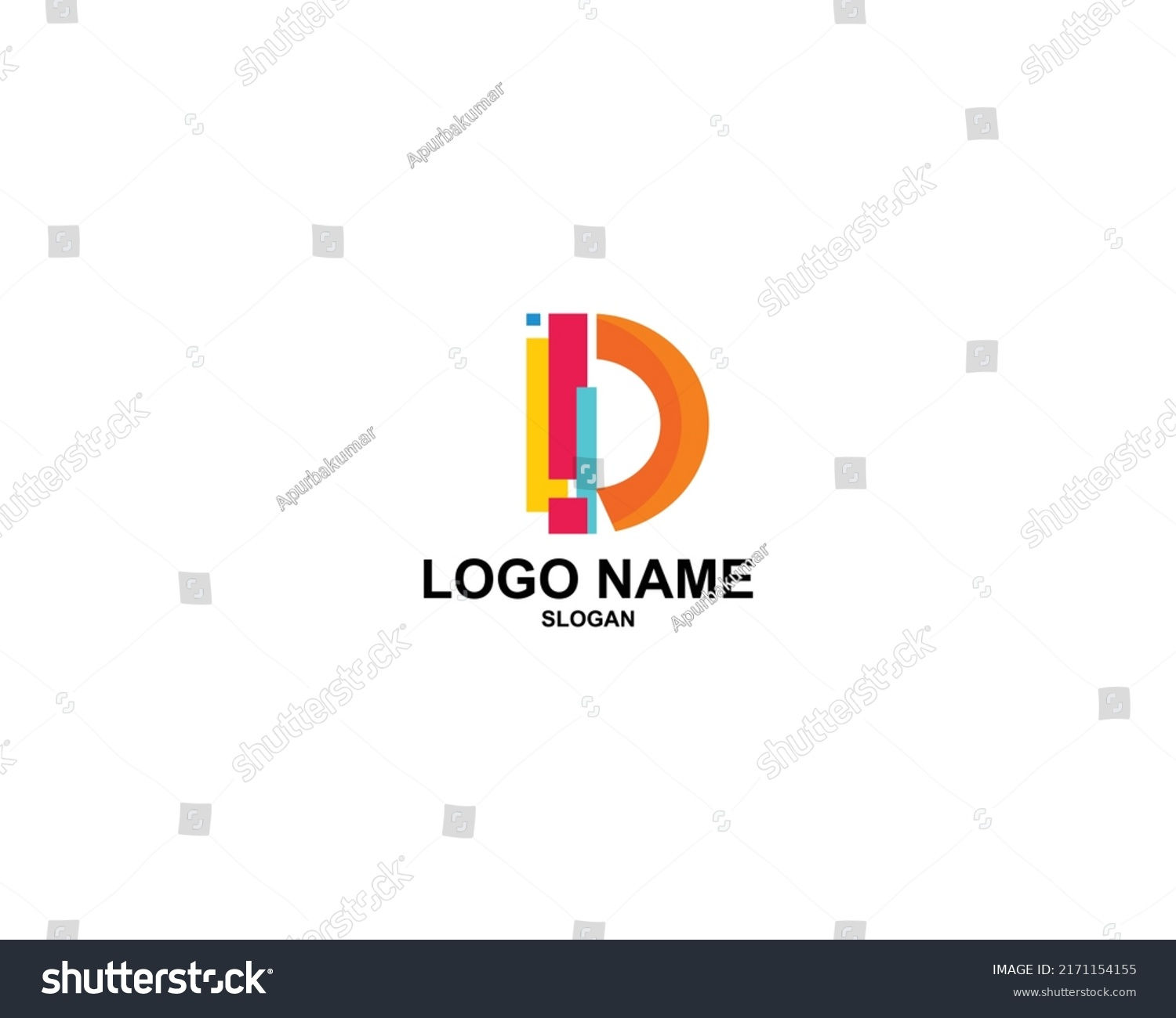 Wallpaper #rx08LZMBlOZrFDOkPs-y548 Letter Color Full Vector Logo Design Stock Vector Royalty Free