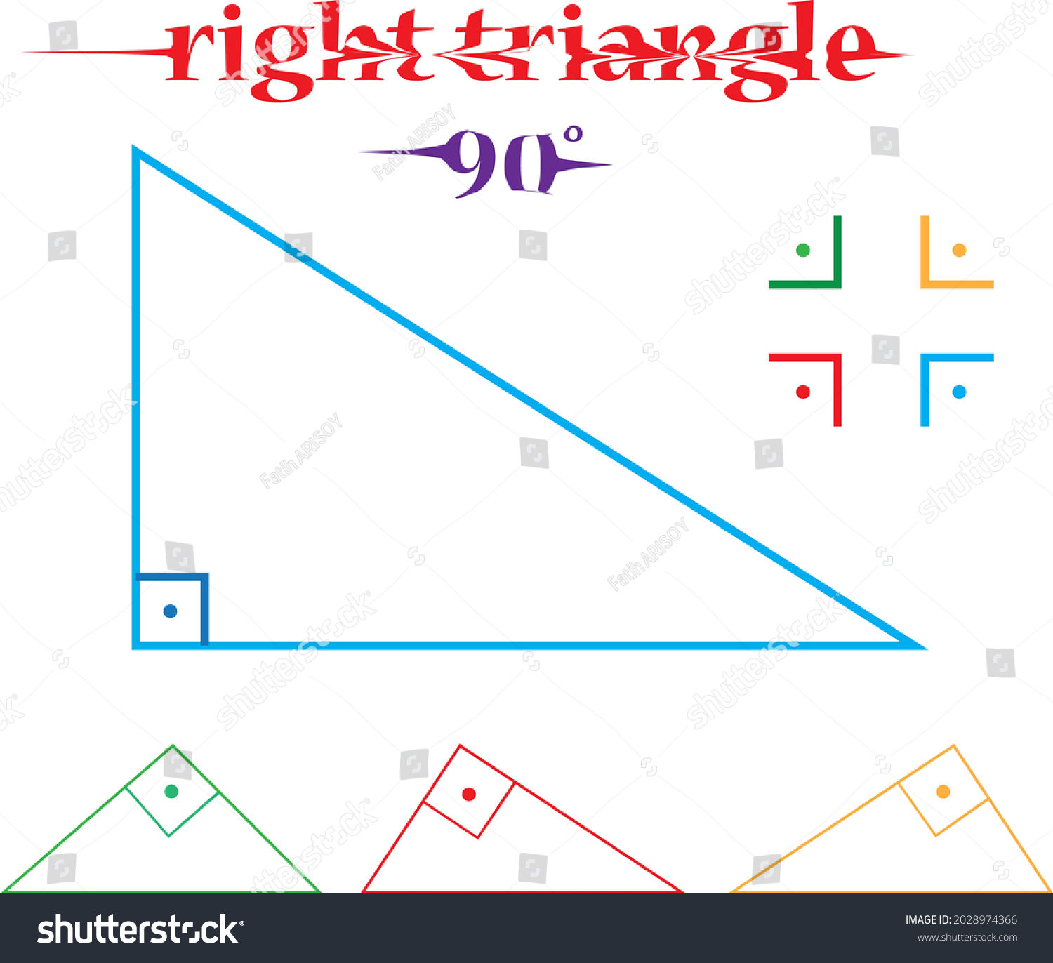 Wallpaper #Bx0jLJMBlOZrFDOkv8p0281 Right Triangle Symbol Variants Stock Vector Royalty Free 2028974366