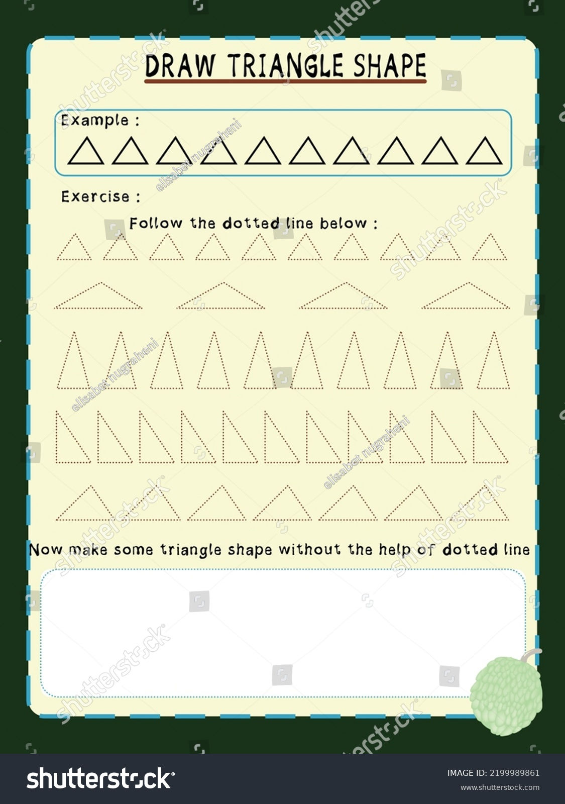 Wallpaper #PmeuAJMBSpphPi3-_adt52 Draw Triangle Shape Kids Activity Worksheet Stock Vector Royalty Free