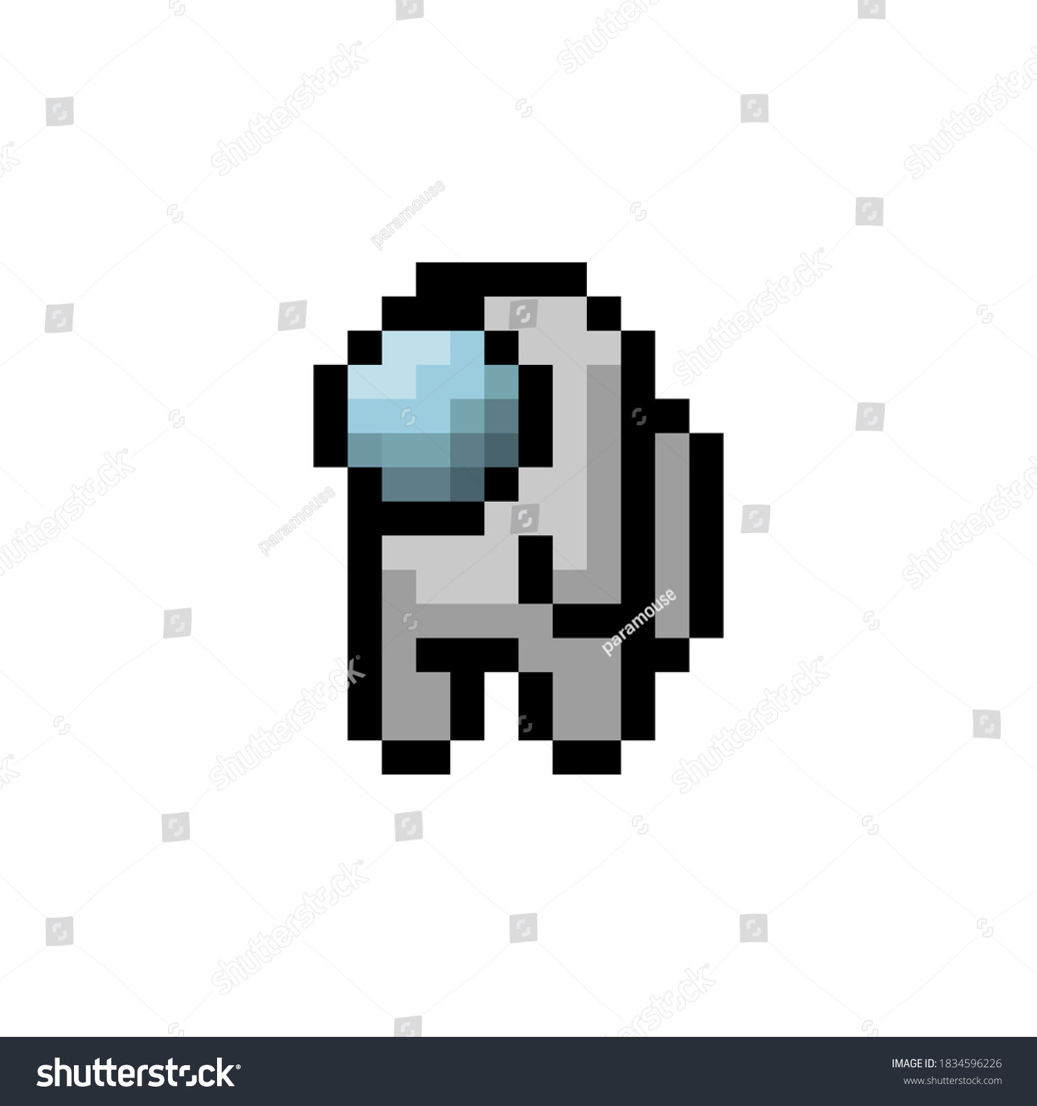 Wallpaper #YjGbNZMB5zzyi_yY1Fda43 Pixel Art 8bit Astronaut Suit Cute Stock Vector Royalty Free